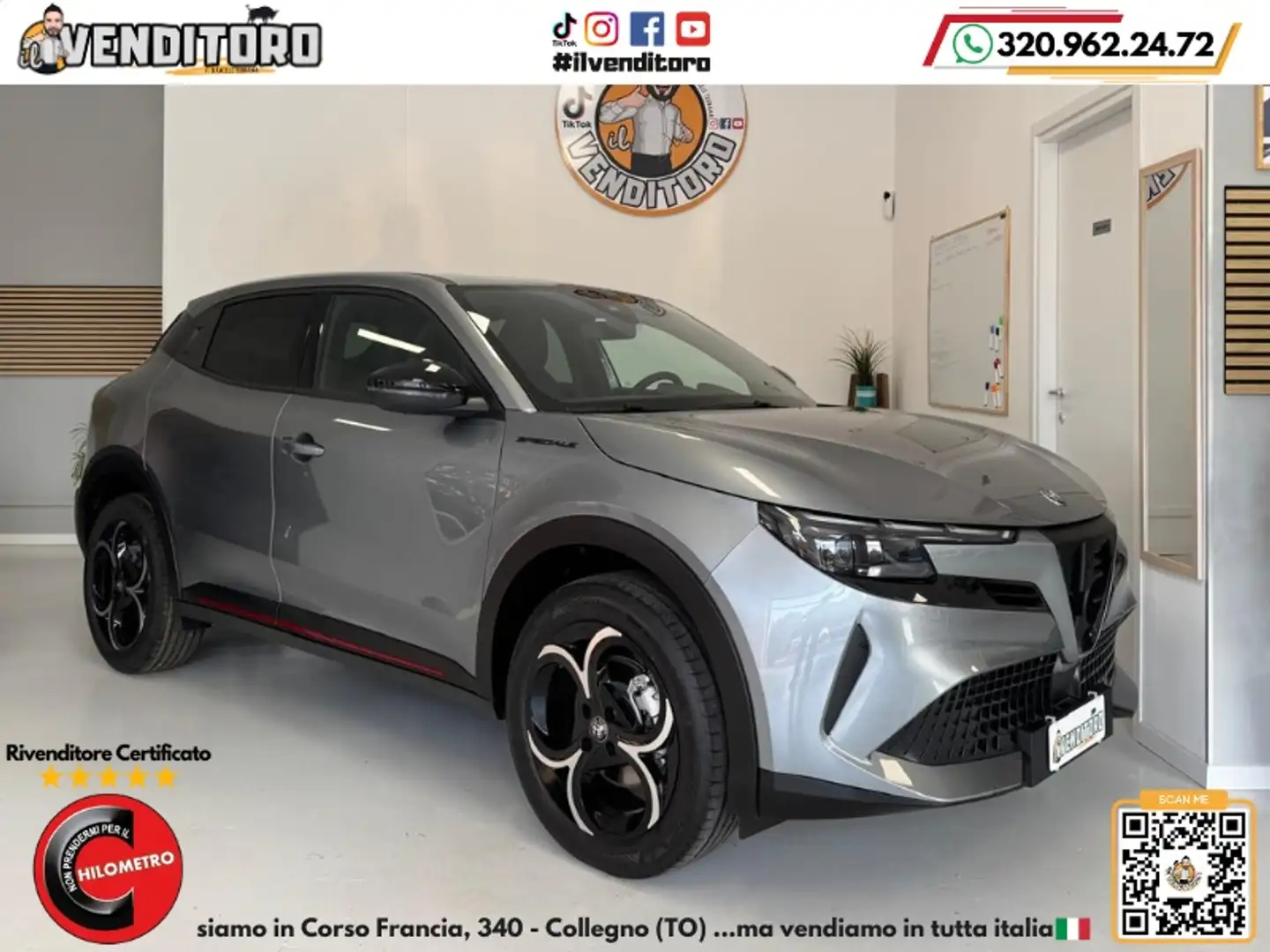 Alfa Romeo Junior 1.2 136 CV Hybrid eDCT6 Speciale Silver - 1