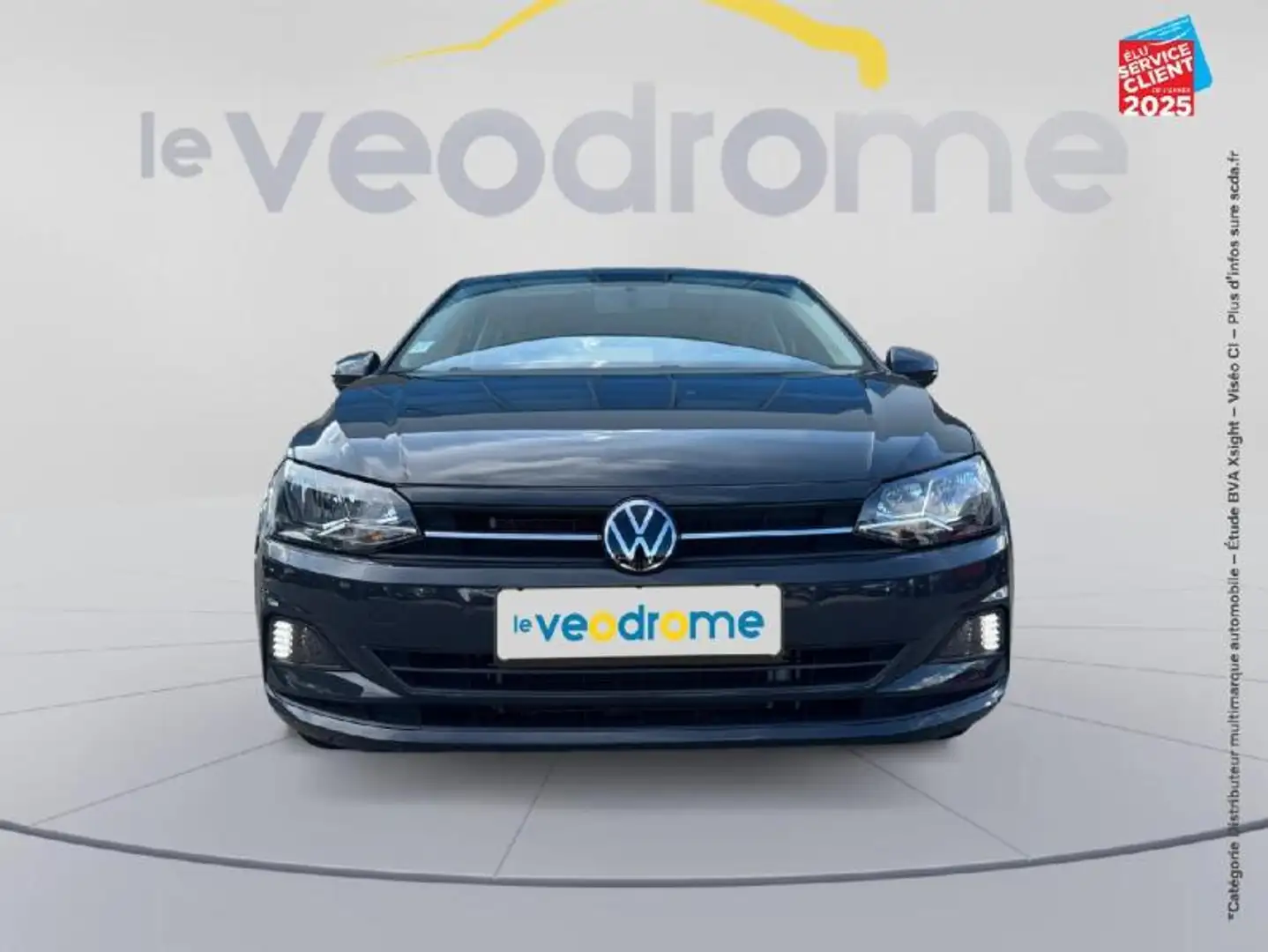 Volkswagen Polo 1.0 TSI 95ch Active DSG7 Euro6d-T Gris - 2