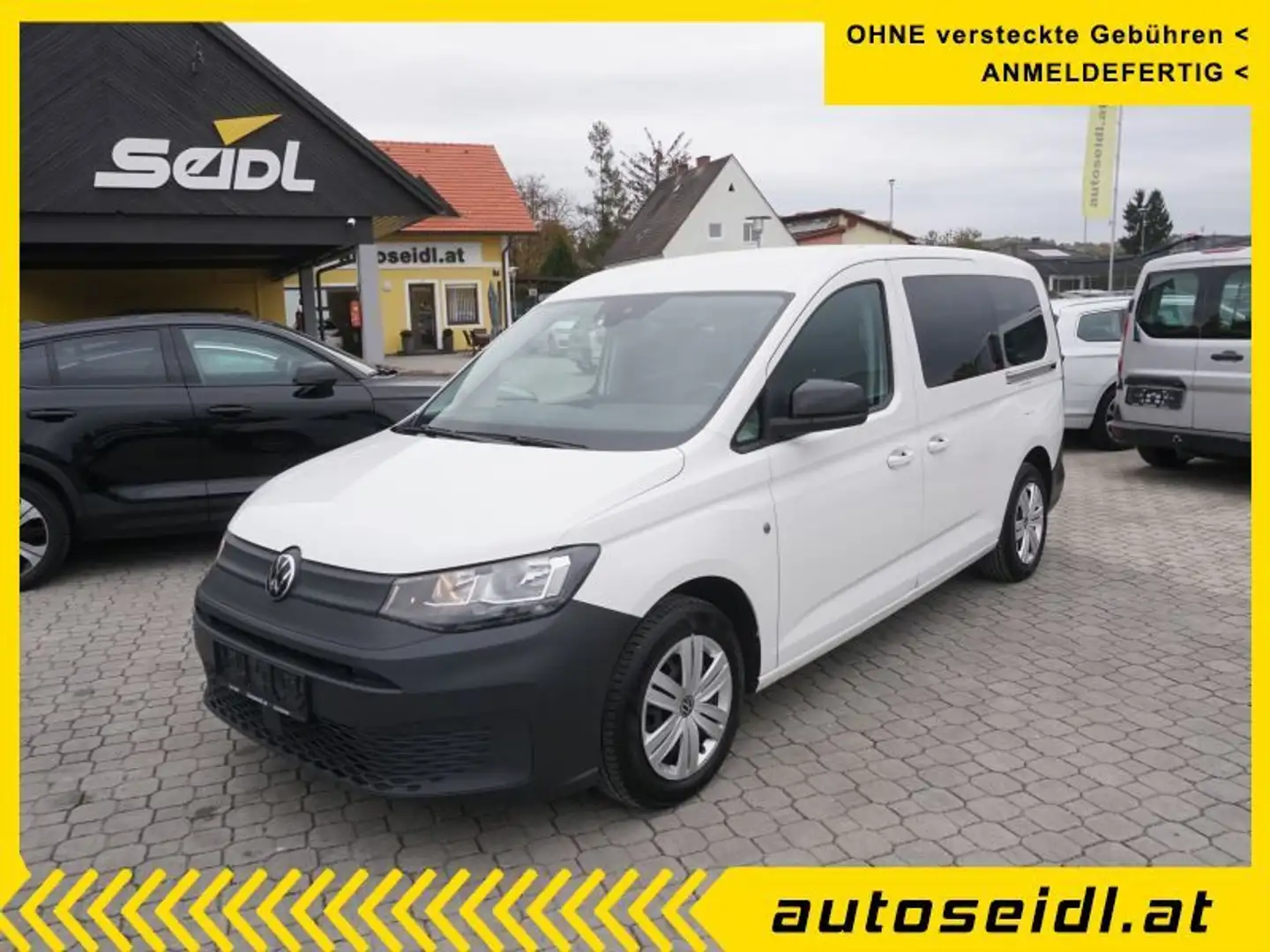 Volkswagen Caddy Maxi 2,0 TDI *2023er+NAVI* Weiß - 1