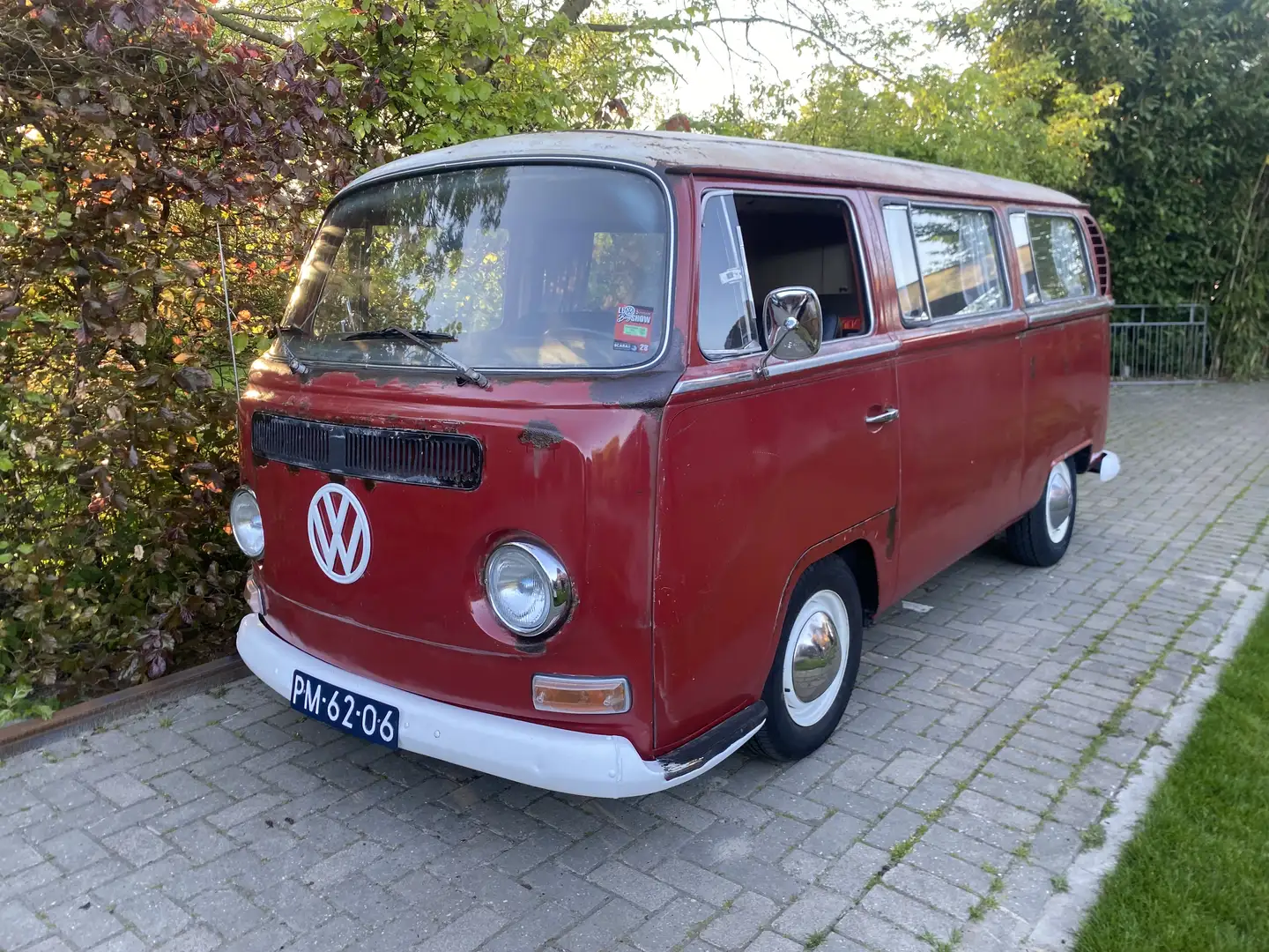 Volkswagen T2 vw t2a deluxe 1970 Rood - 1