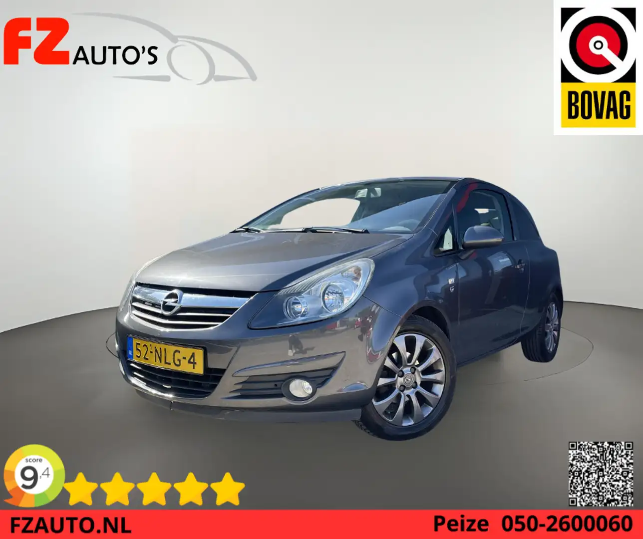 Opel Corsa 1.2-16V Color Edition - Automaat - Airconditioning Grijs - 1
