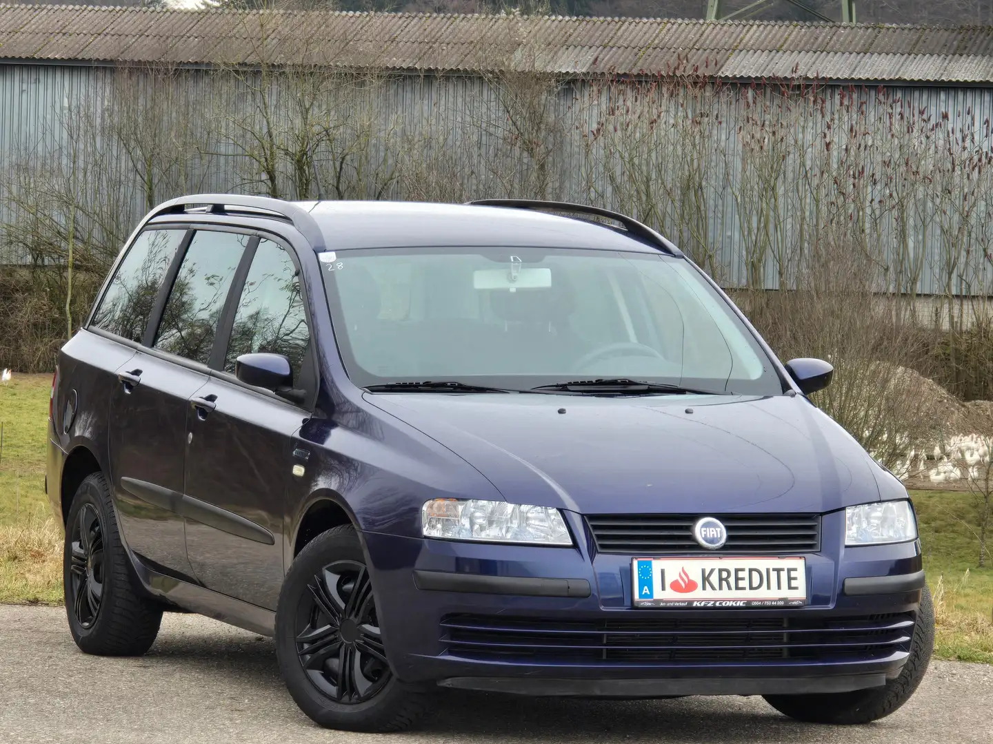 Fiat Stilo 1.9 JTD 115 Dynamic Top* Kredit* Wenig KM* Klima* Blau - 2