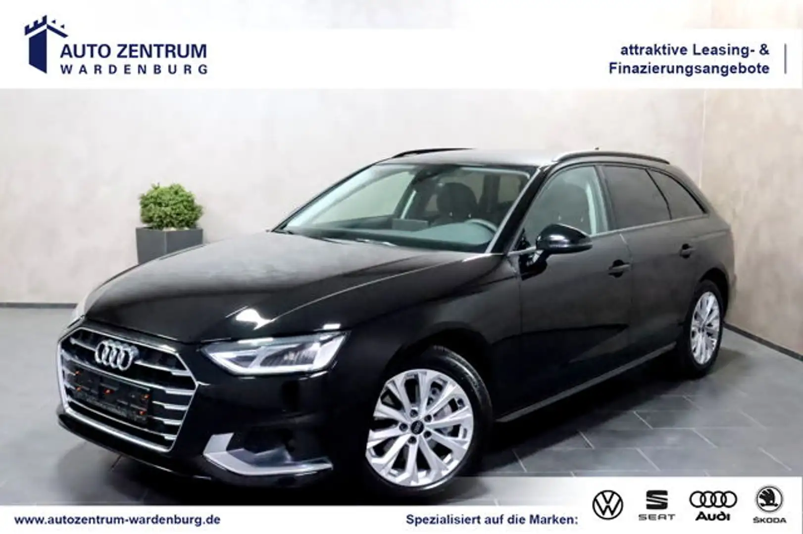 Audi A4 Avant 40 TDI Advanced LED NAVI 17ZOLL SHZ PDC Schwarz - 1