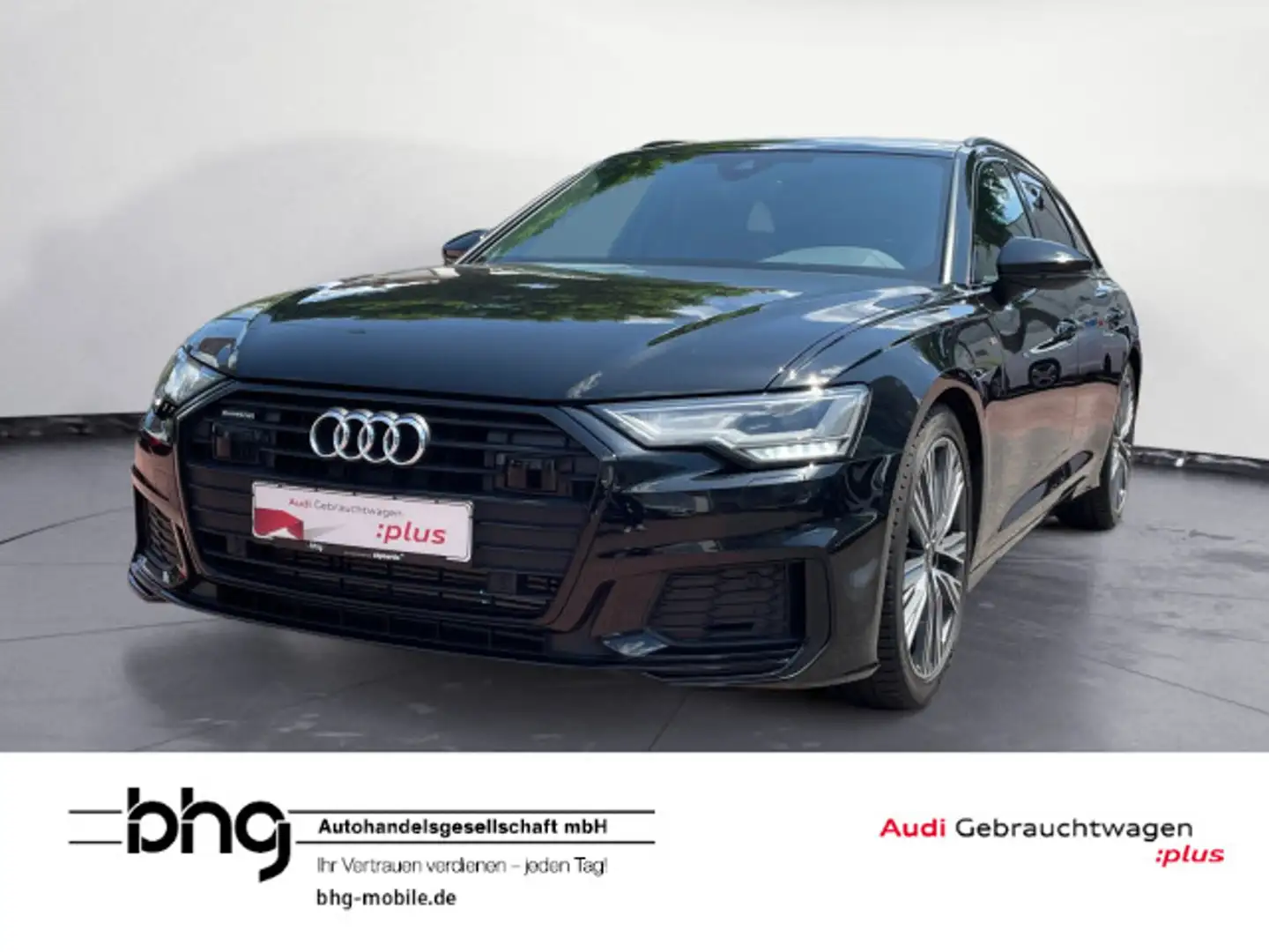 Audi A6 55 TFSI quattro S-line LED/AHK/Pano/B&O Schwarz - 1