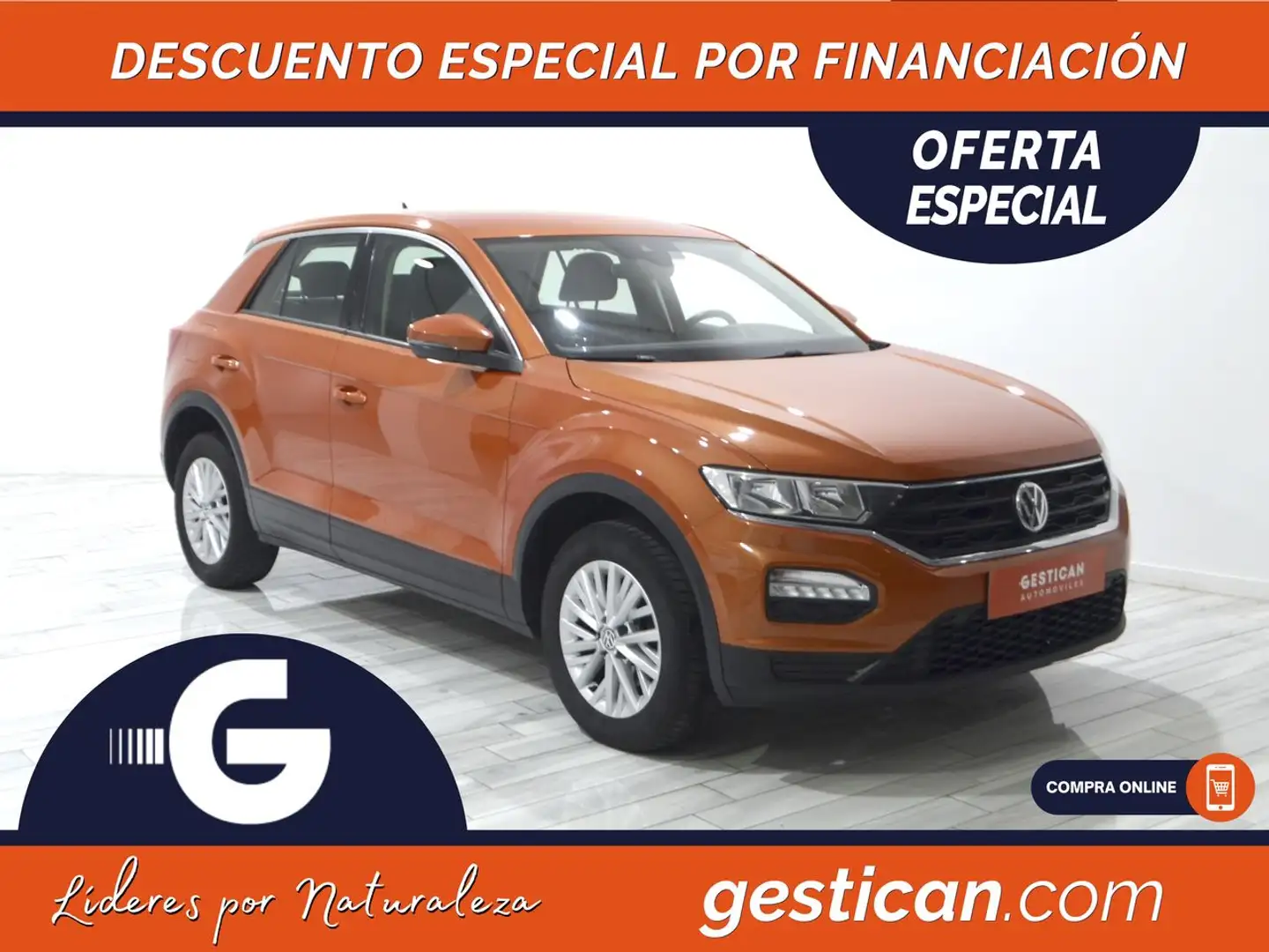 Volkswagen T-Roc 1.0 TSI Advance Naranja - 1