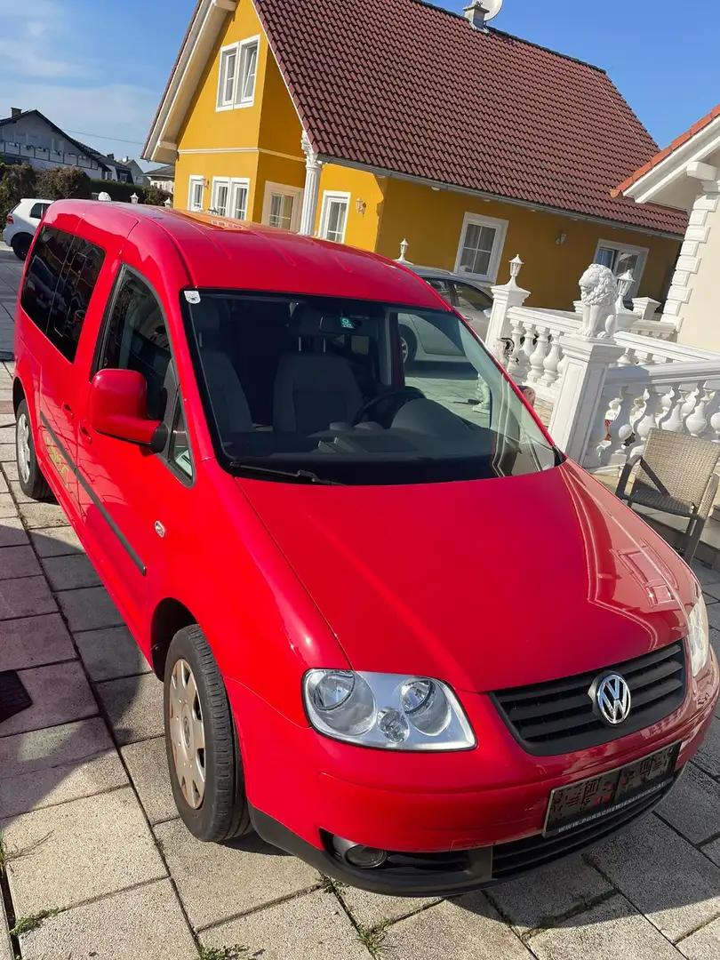 Volkswagen Caddy Caddy Maxi Life Family 2,0 EcoFuel Family Rot - 1