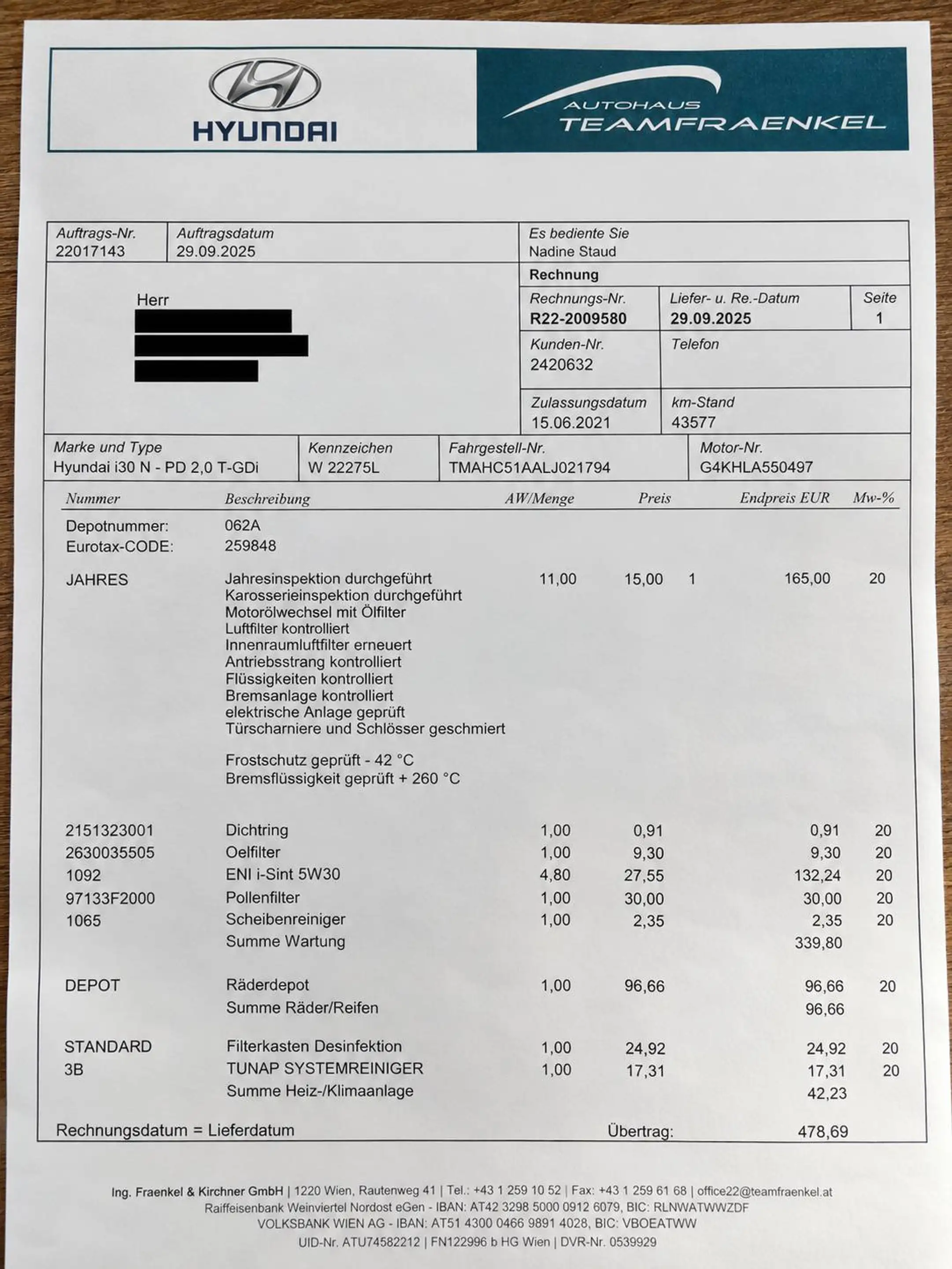Hyundai i30 N Project C Limited 151/600 Voll-Carbon Paket — photo 7