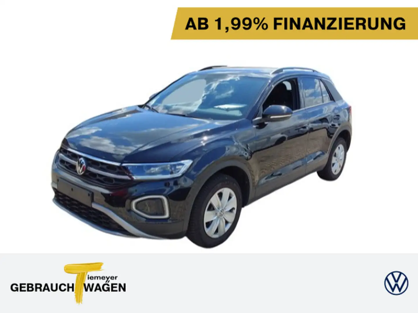 Volkswagen T-Roc 1.5 TSI DSG BLACK STYLE LM18 AHK NAVI ST.H Schwarz - 1