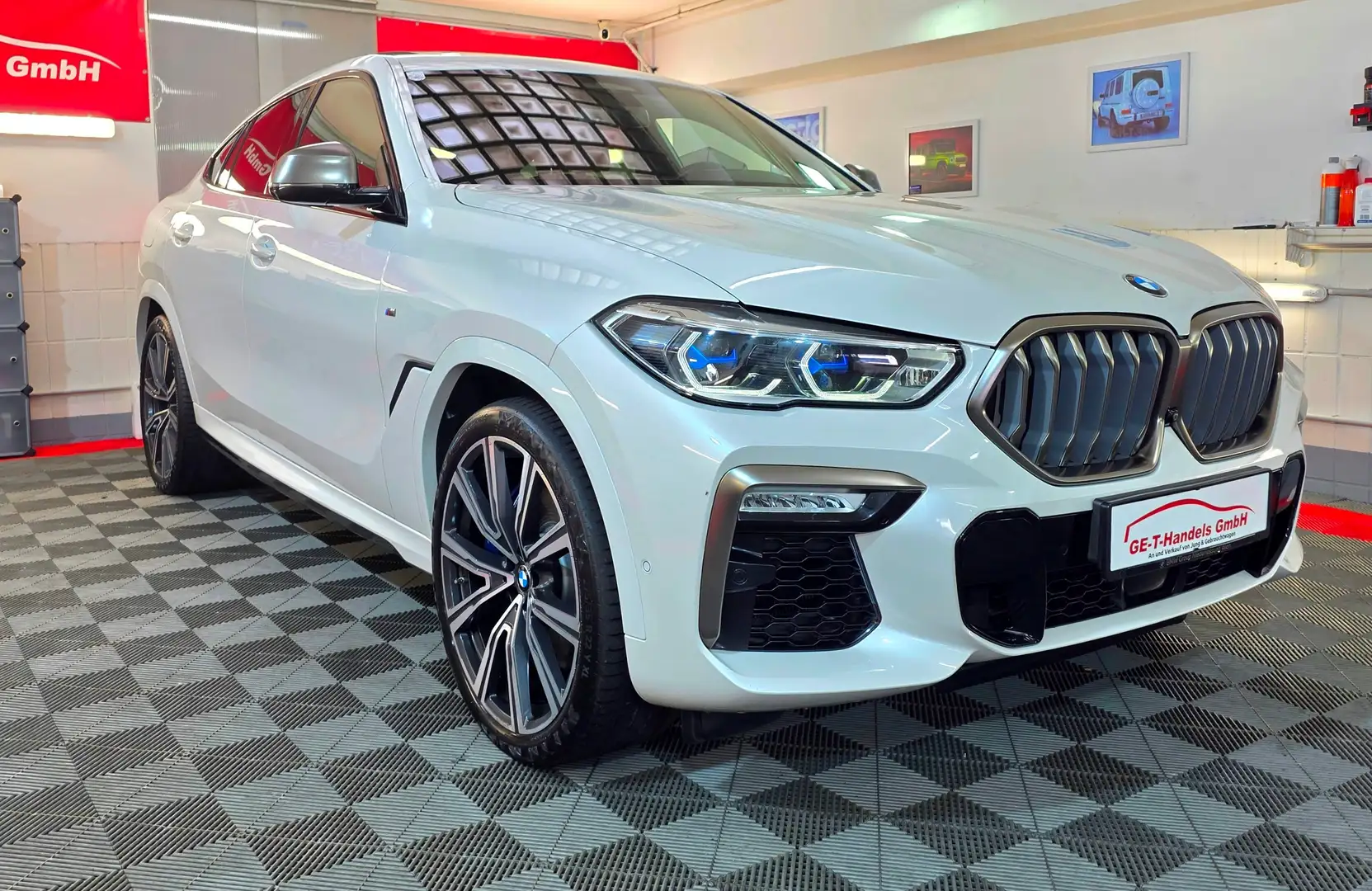 BMW X6 M 50d Pano Head-up 1.Besitz Mwst-ausw Weiß - 2