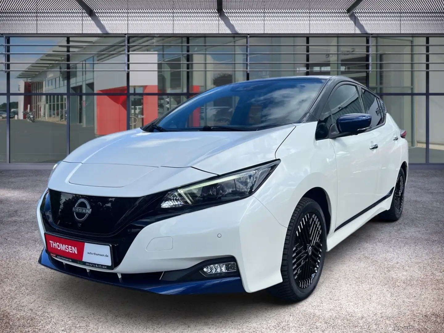 Nissan Leaf e+ Tekna ACC+AUT+LED+Navi+Winterp.+360+Kam. Weiß - 2