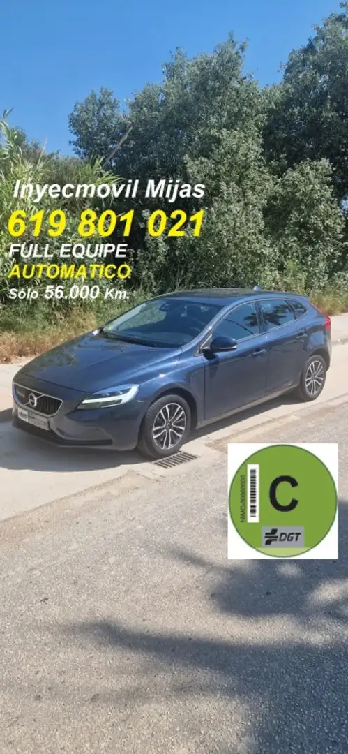 Volvo V40 T2 Momentum Aut. Azul - 1