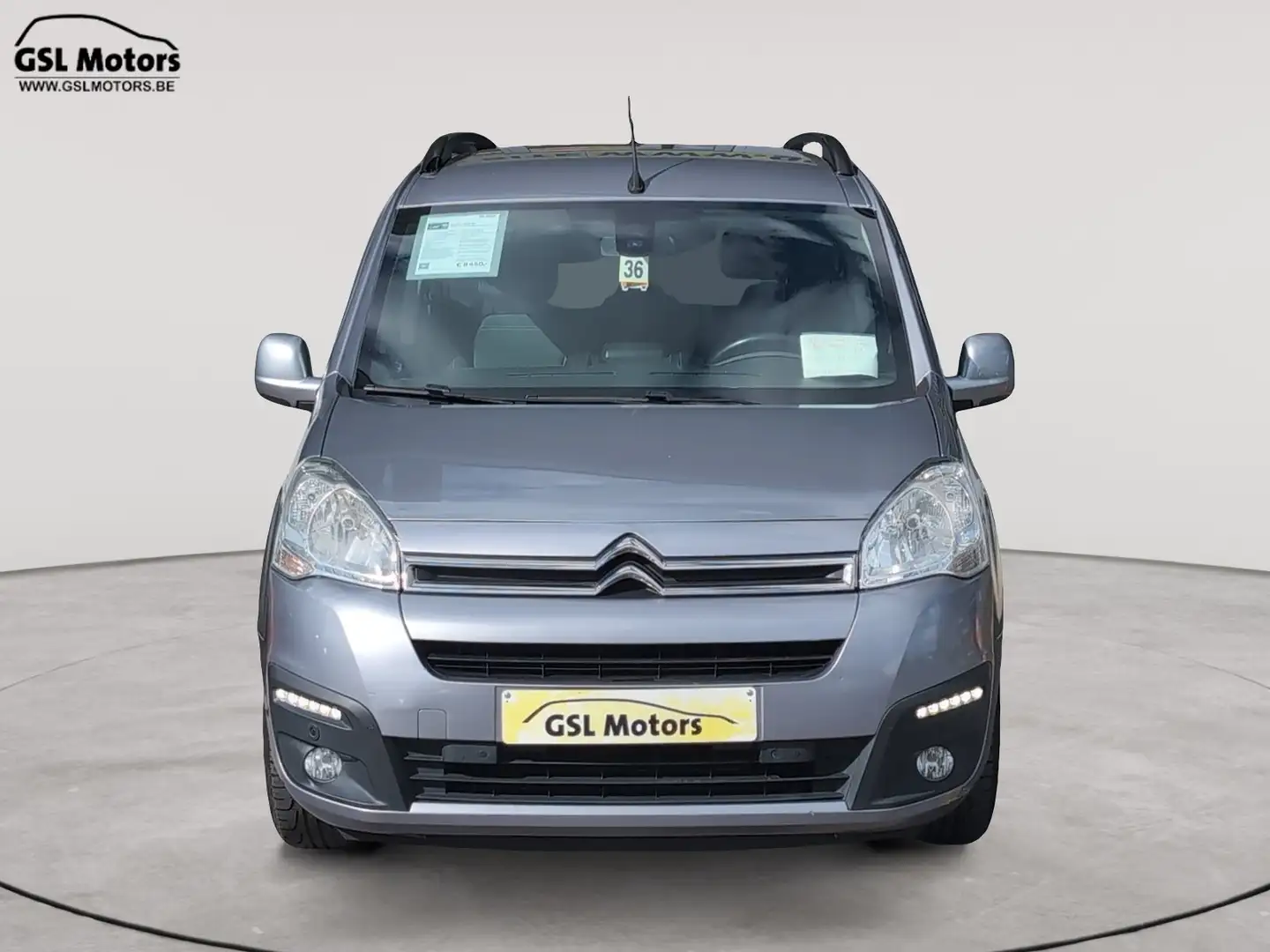 Citroen Berlingo 1.6HDi Feel 03/18 -gris metal- airco/ GPS/cruise Grijs - 2