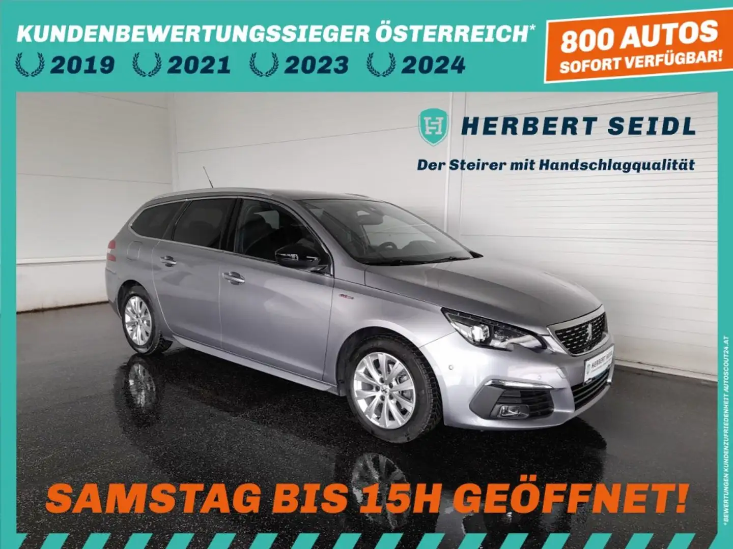 Peugeot 308 SW 1,2 GT Line *SKY / VOLL LED / NAVI / 360° KAMERA / TEILLEDER & MASSAGE / SHZG / 2-ZONEN-KLIMA* Grau - 1