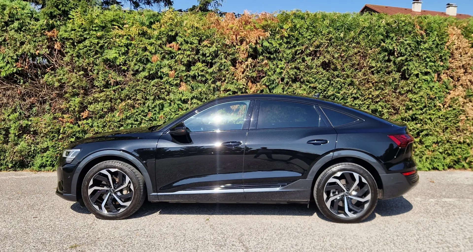 Audi Q8 e-tron 55 quattro advanced S-Line Matrix... Černá - 2