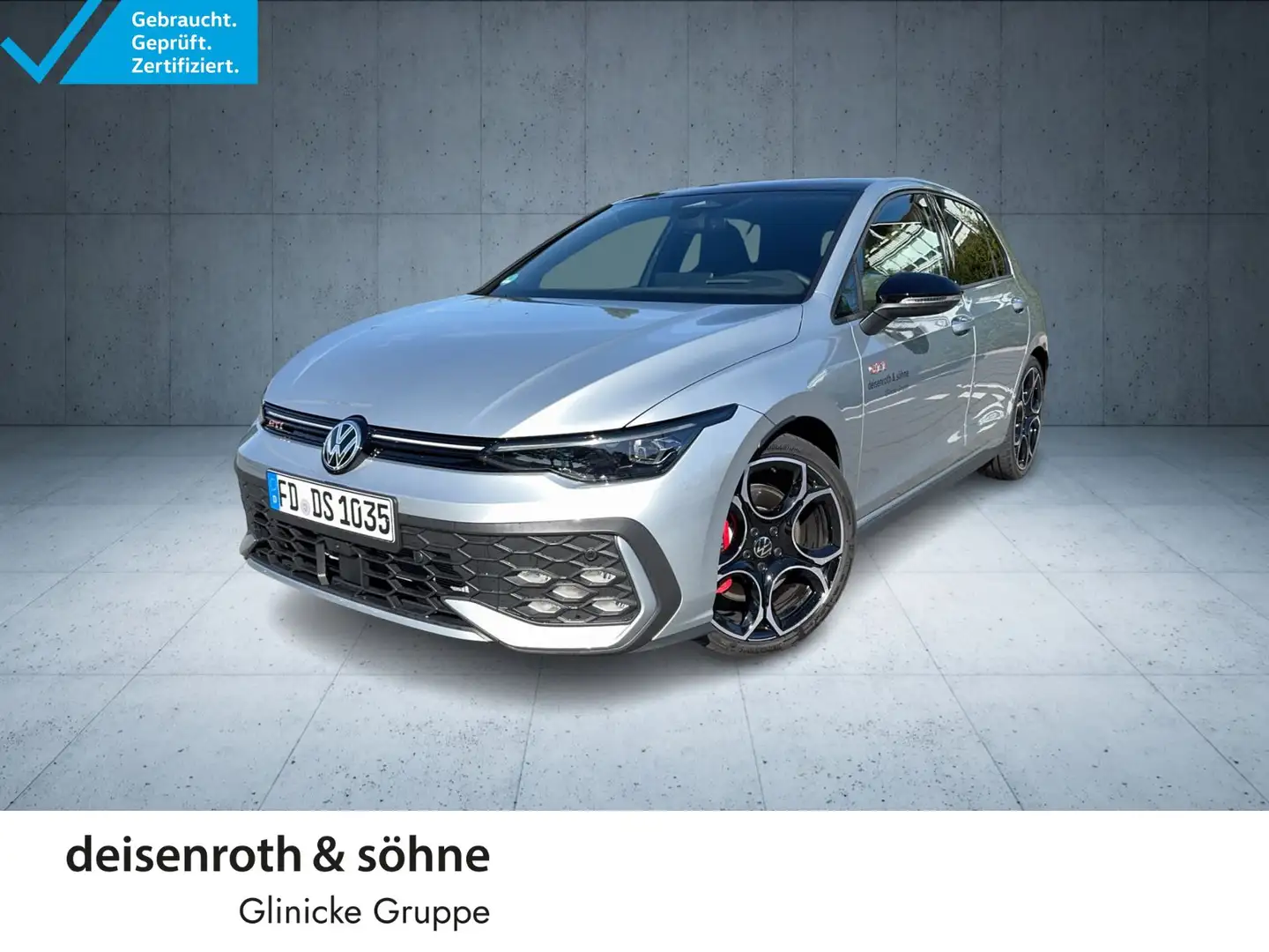 Volkswagen Golf GTI Matrix/19"/HuD/h&k/Nav/ACC/IDA/360/Blac Silber - 1