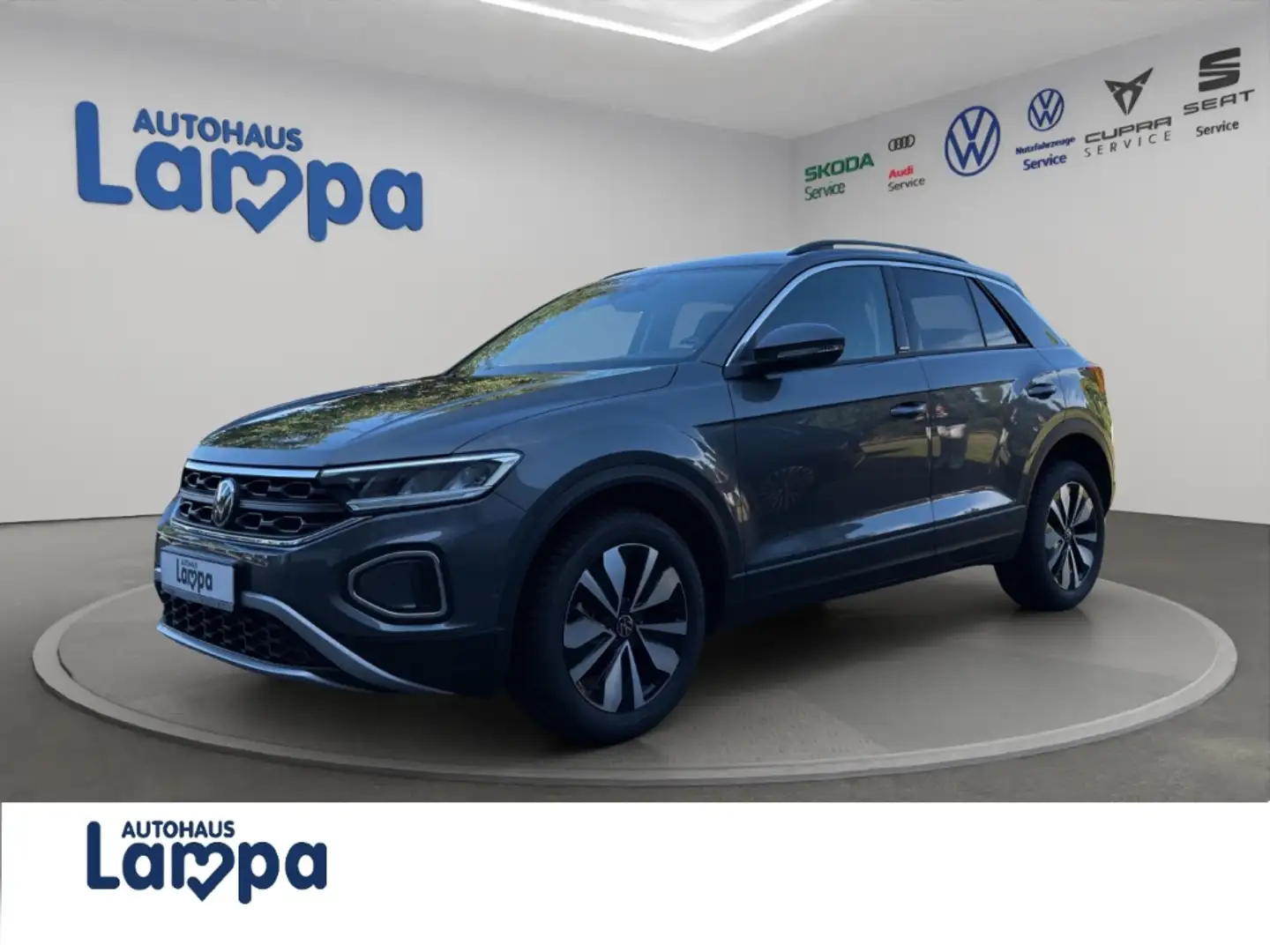 Volkswagen T-Roc MOVE 1.0 TSI SHZ, NAVI, KLIMA, LED Gris - 1