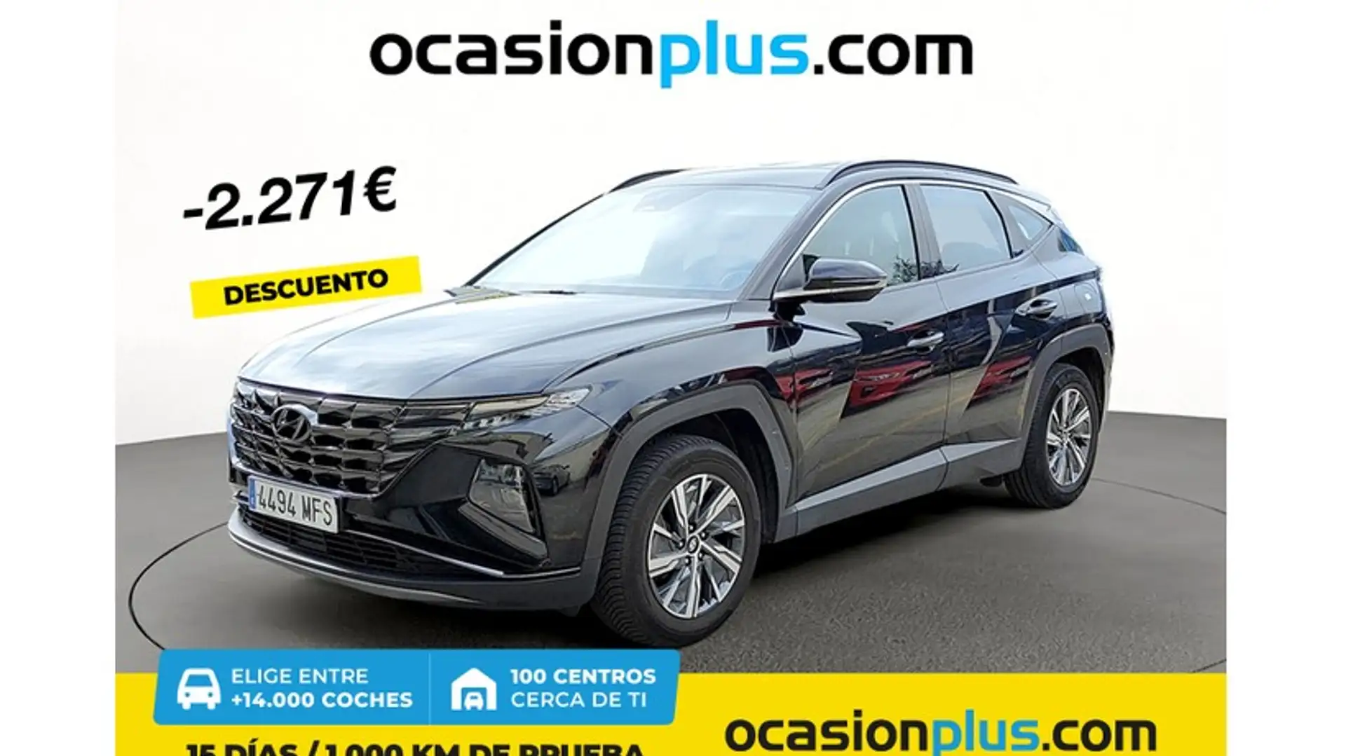 Hyundai TUCSON 1.6 CRDI Maxx 4x2 Zwart - 1