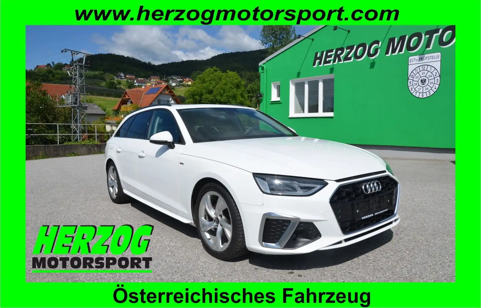 Audi A4 A4 Avant 35TDI S-line S-tronic LED P-DACH VIRT 1.B Weiß - 1