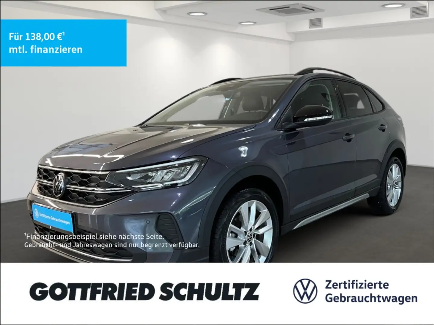 Volkswagen Taigo 1.0 TSI Goal Navi Sitzheizung ACC Leichtmetallräde Gri - 1