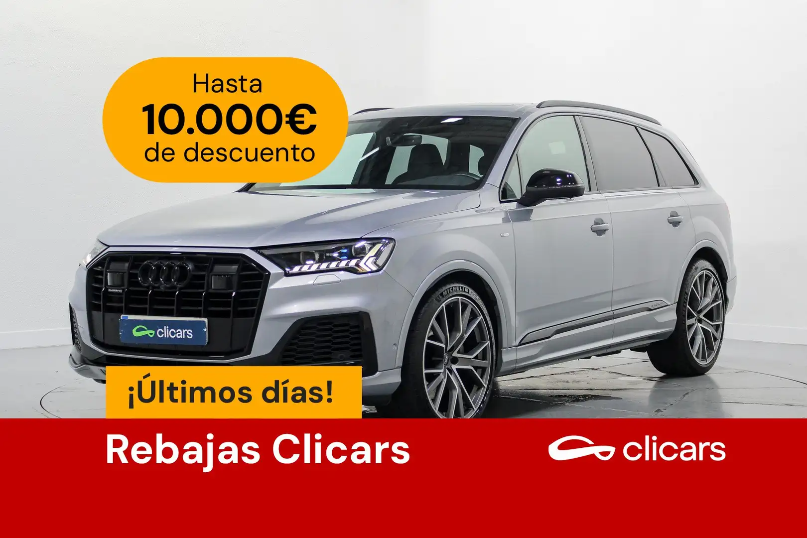 Audi Q7 50 TDI Black line edition quattro Plateado - 1