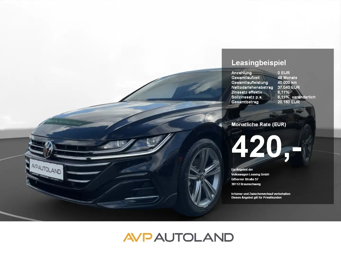 Volkswagen Arteon Shooting Brake 2.0 TDI DSG 4MOTION R-Line Nero - 1