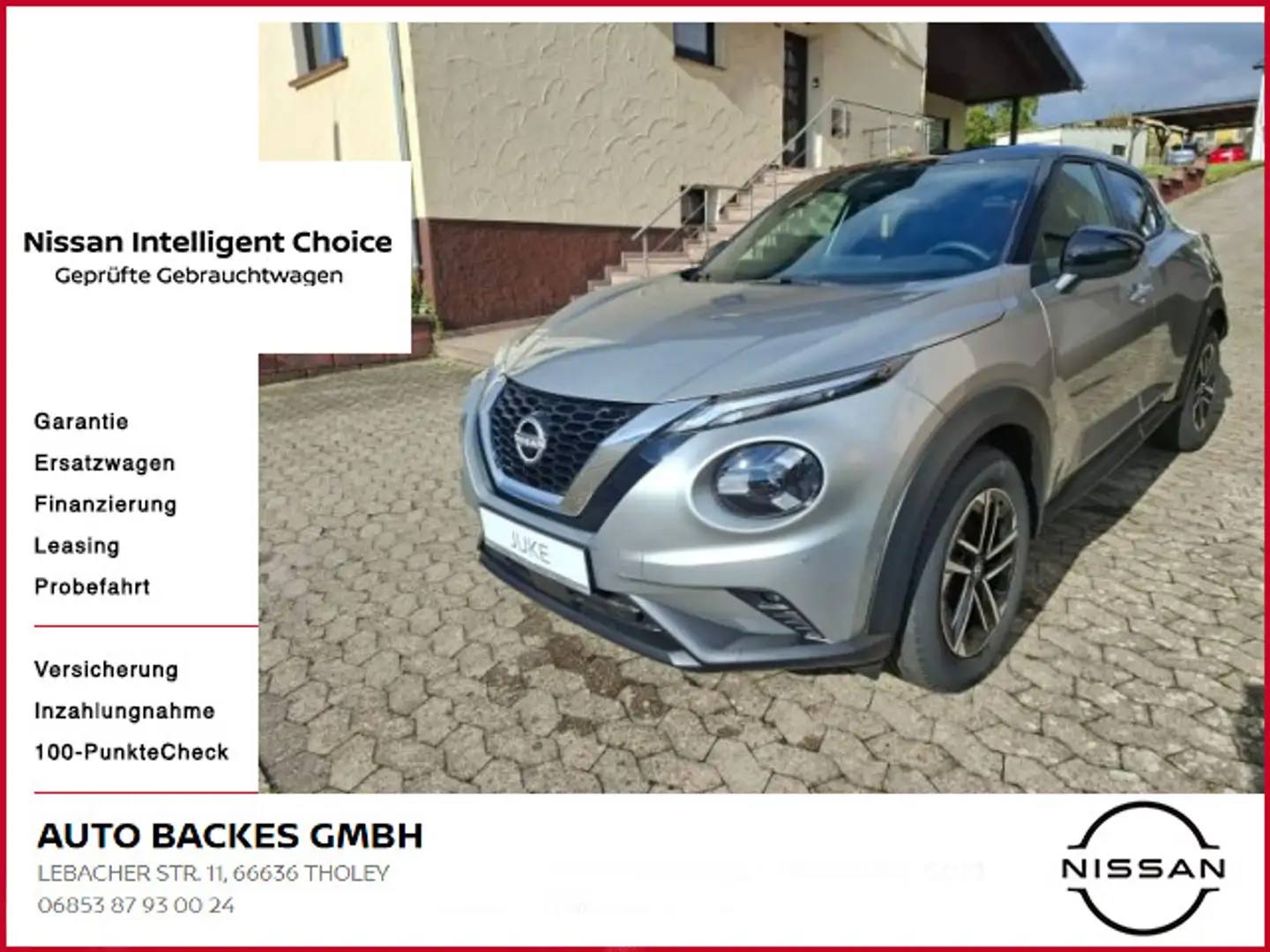 Nissan Juke 1.0 DIG-T DCT N-Connecta Navi LED Scheinwer Silber - 1