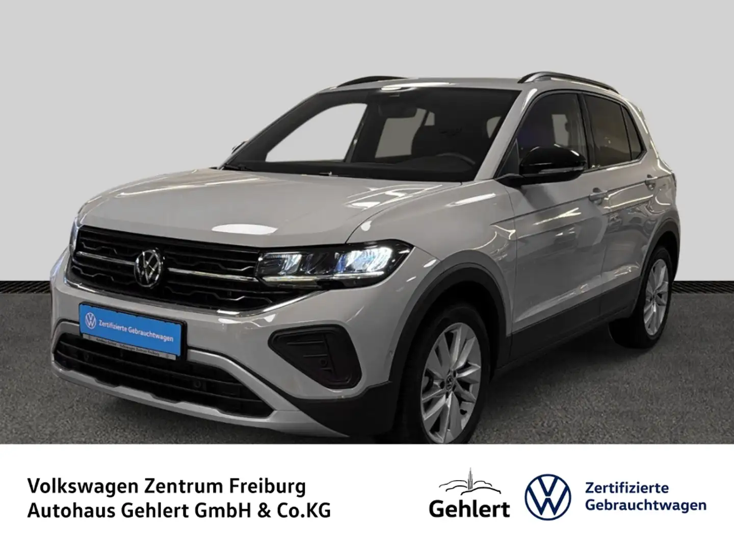 Volkswagen T-Cross Goal 1.0 TSI DSG AHK Navi LED ACC Klima Sitzheizun Grau - 1
