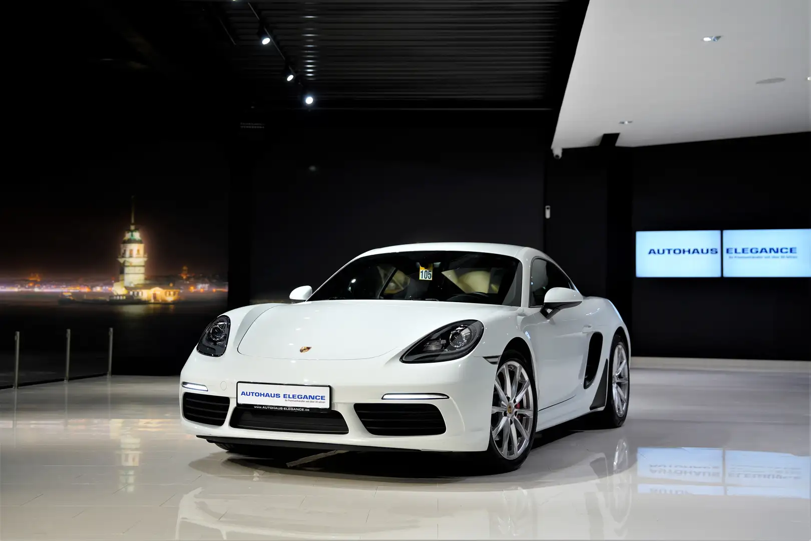 Porsche Cayman S*BI-XENON*HiFI*19"LM*KLIMA*NAVI*1.HD Blanc - 1