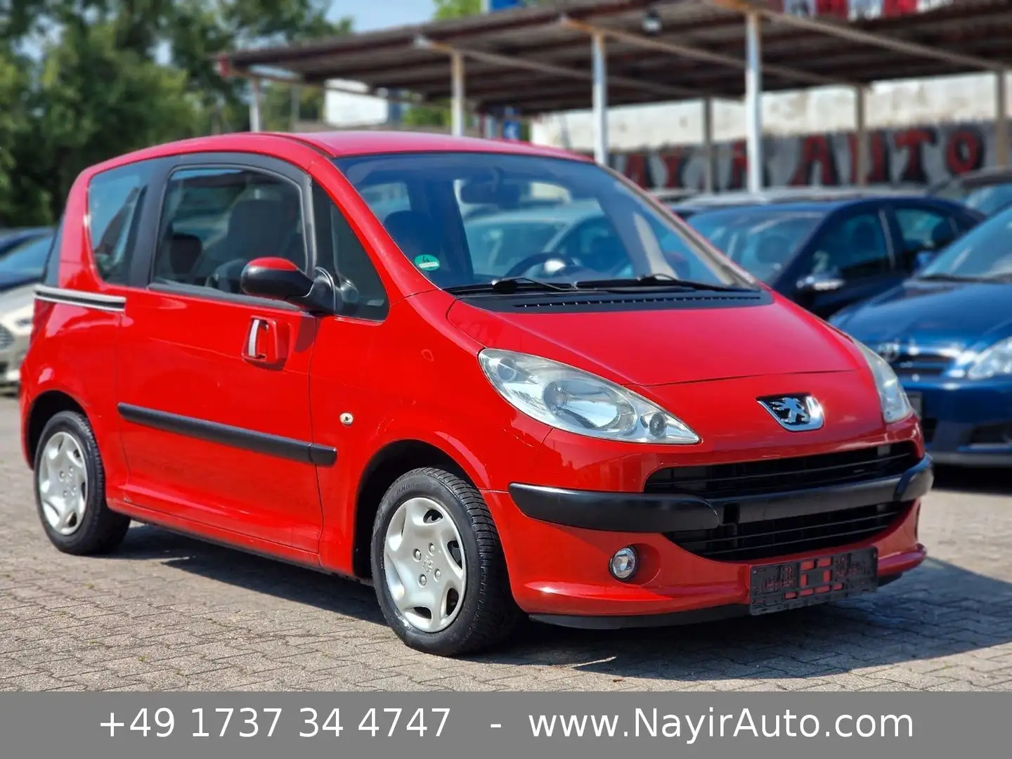 Peugeot 1007 Premium|Klima|Elekr. Tür & Fenster Roşu - 1