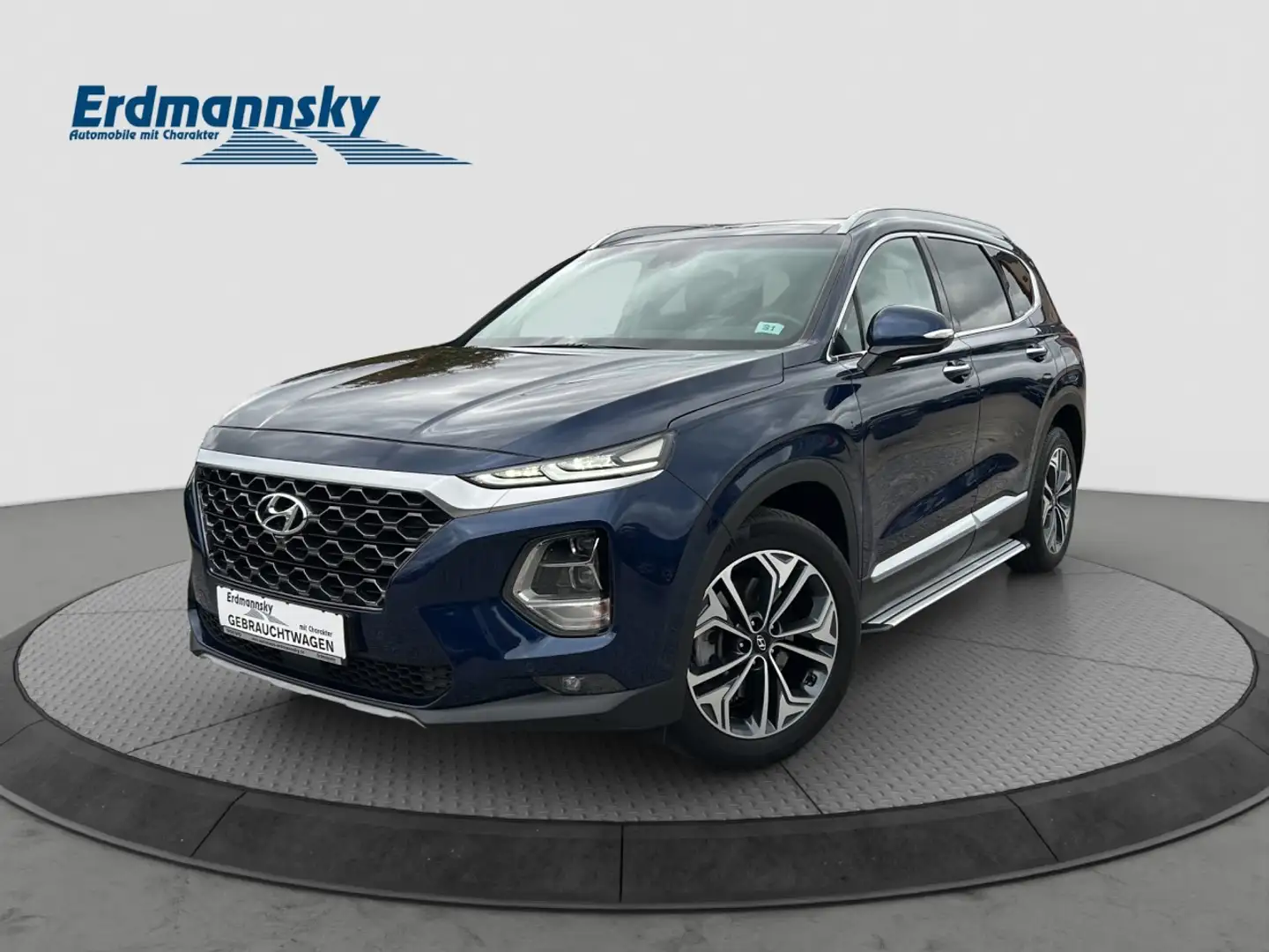 Hyundai SANTA FE Premium 4WD/Leder/Navi/LED/Pano/Krell Klima Navi Blau - 1