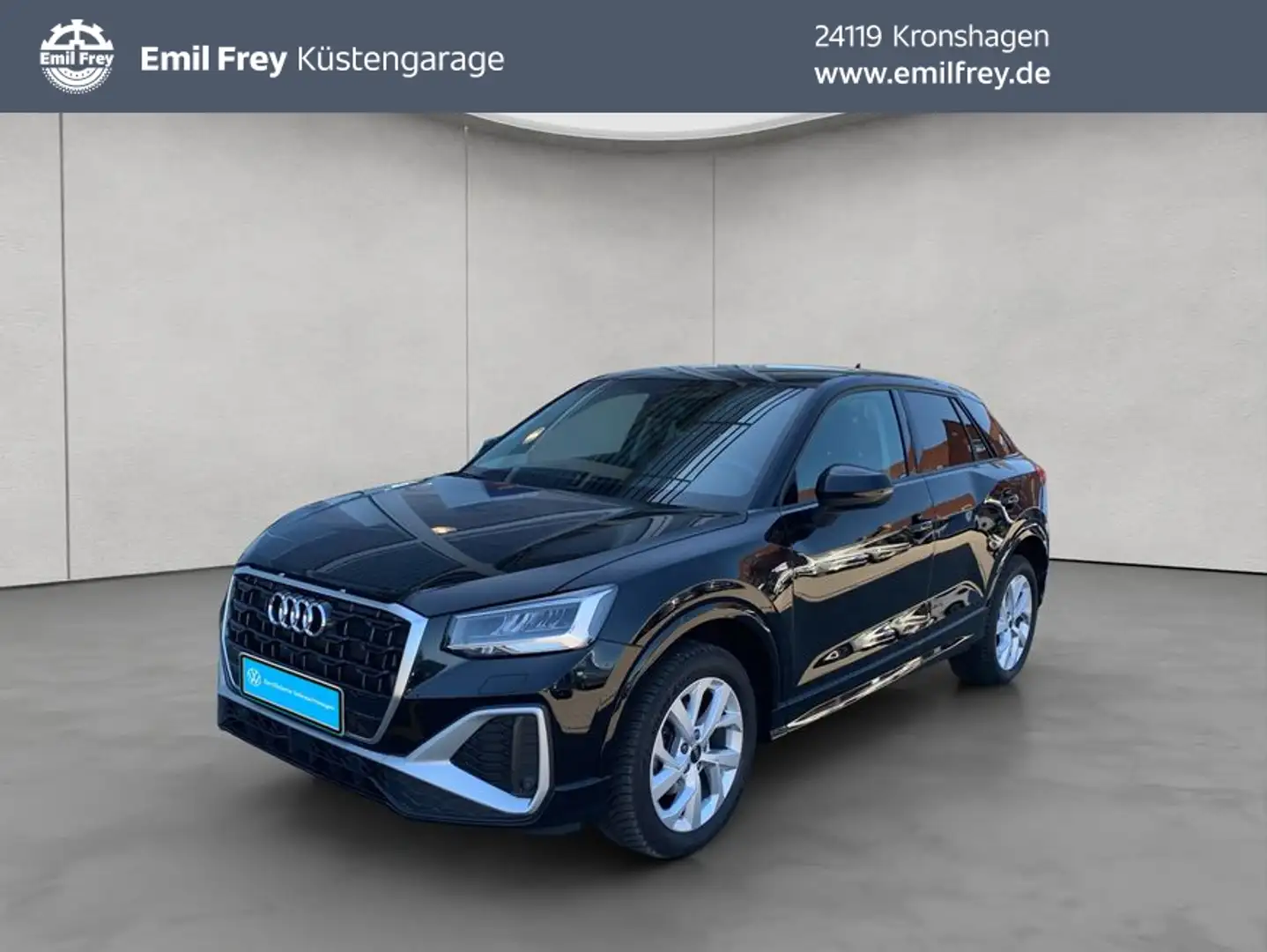 Audi Q2 35 TFSI S tronic S line GJR RFK Navi GRA Zwart - 1