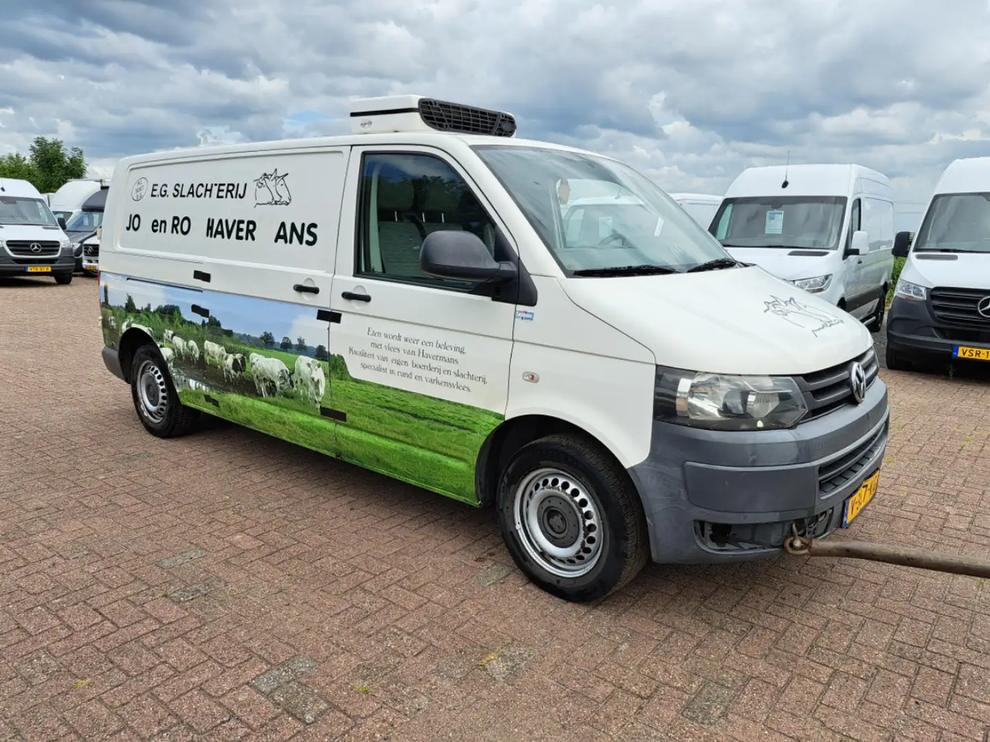Volkswagen T5 Transporter 2.0 TDI Euro 5 Kuhlwagen L2 Lang - KUPPLUNG DEFECT Wit - 2