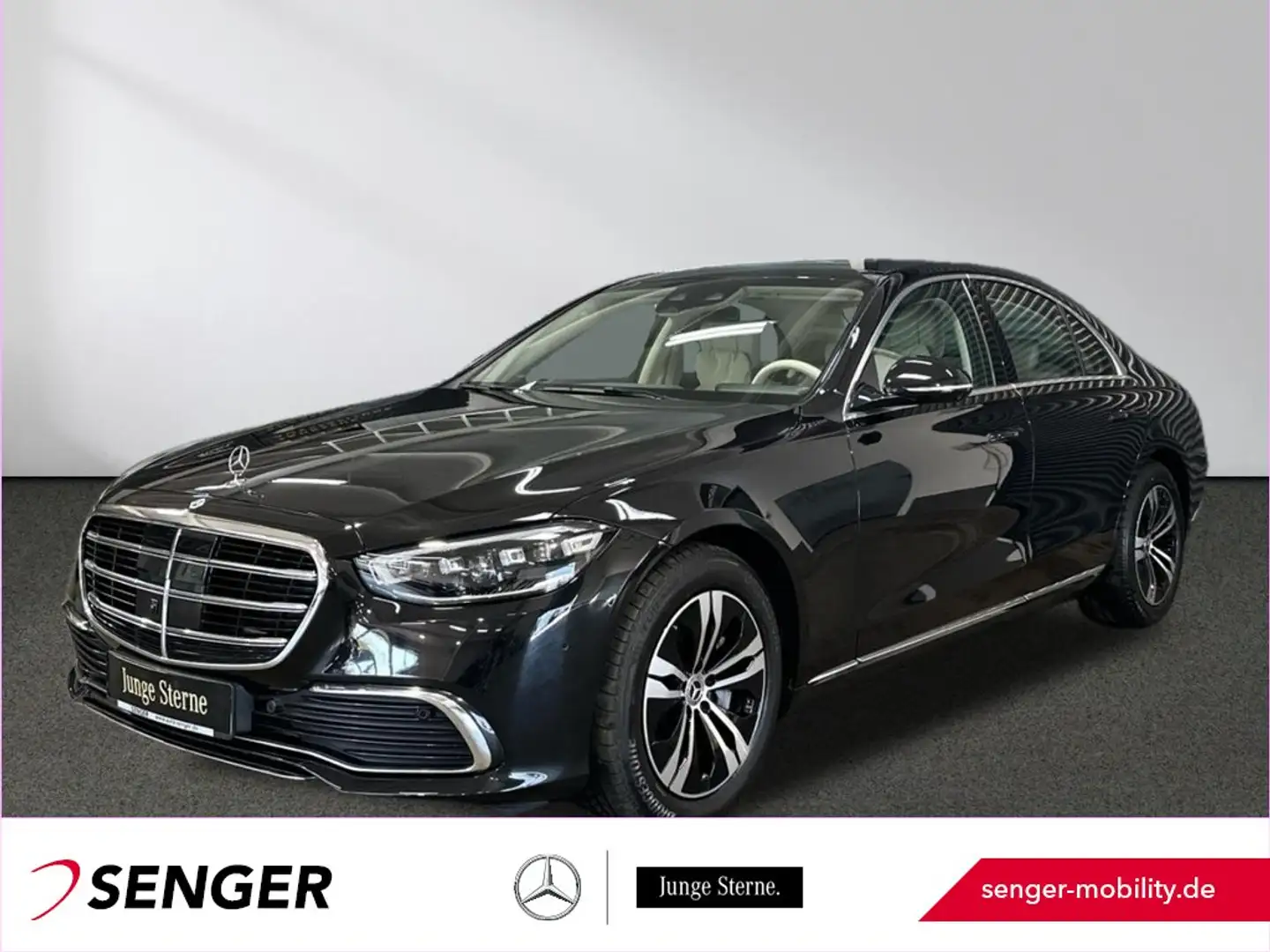 Mercedes-Benz S 350 d Panorama Airmatic Servoschließen 360°K. Negro - 1