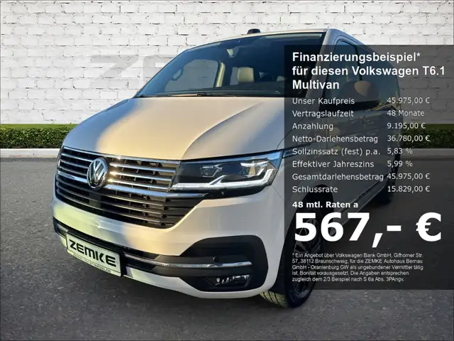 Volkswagen T6.1 Multivan Generation Six 2.0 TDI DSG StandHZG AHK-abnehmbar
