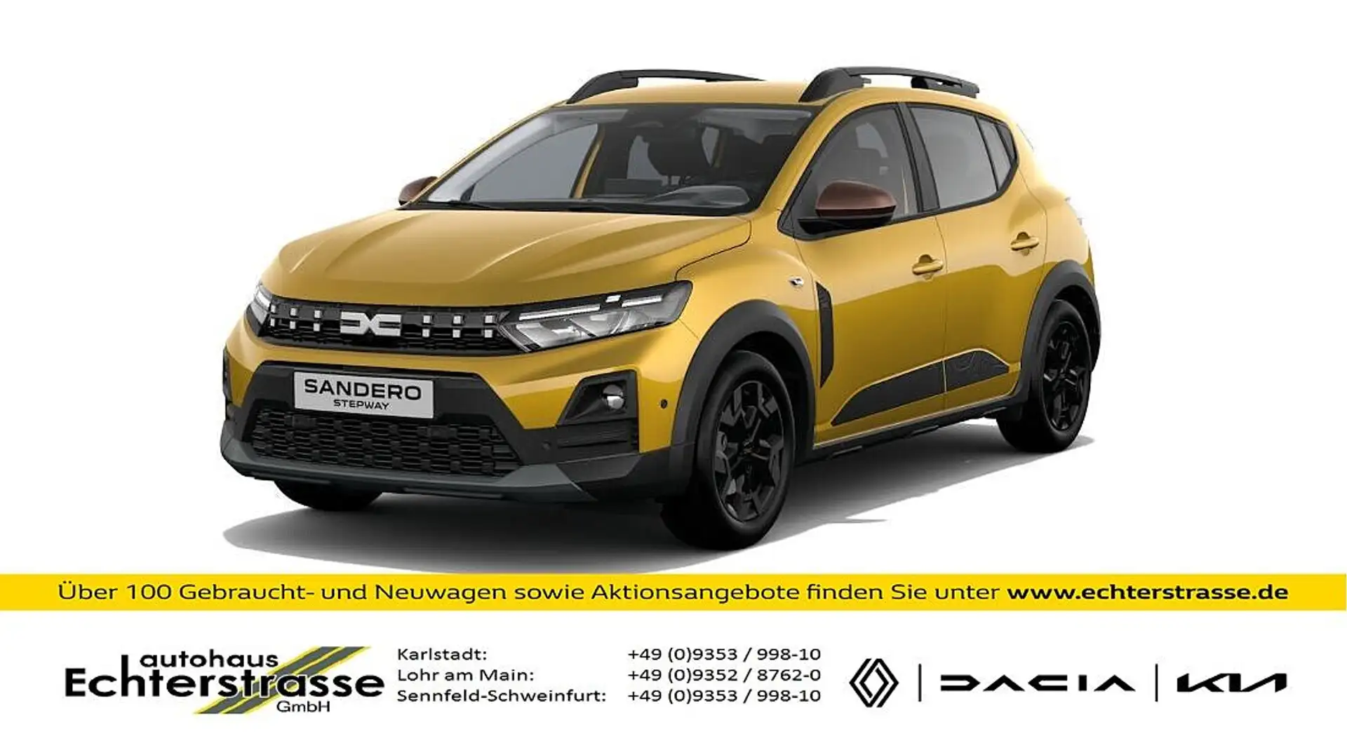 Dacia Sandero Stepway Extreme TCe 110 +SHZ+360° Gelb - 1