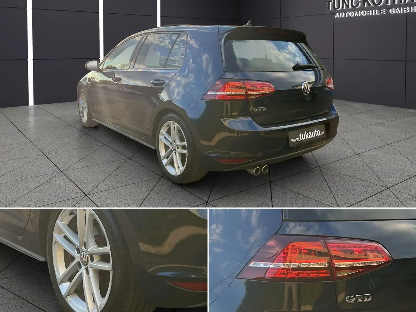 Volkswagen Golf GTD 2.0 TDI DSG|PANO|STDHZ|ACC|DCC|ALCNTARA Bleu - 2