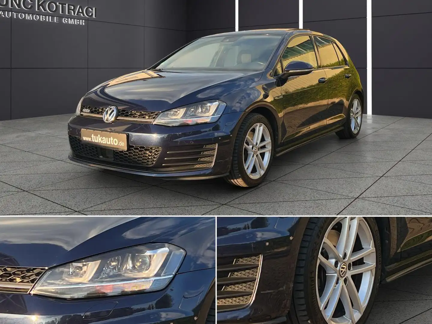 Volkswagen Golf GTD 2.0 TDI DSG|PANO|STDHZ|ACC|DCC|ALCNTARA Bleu - 1