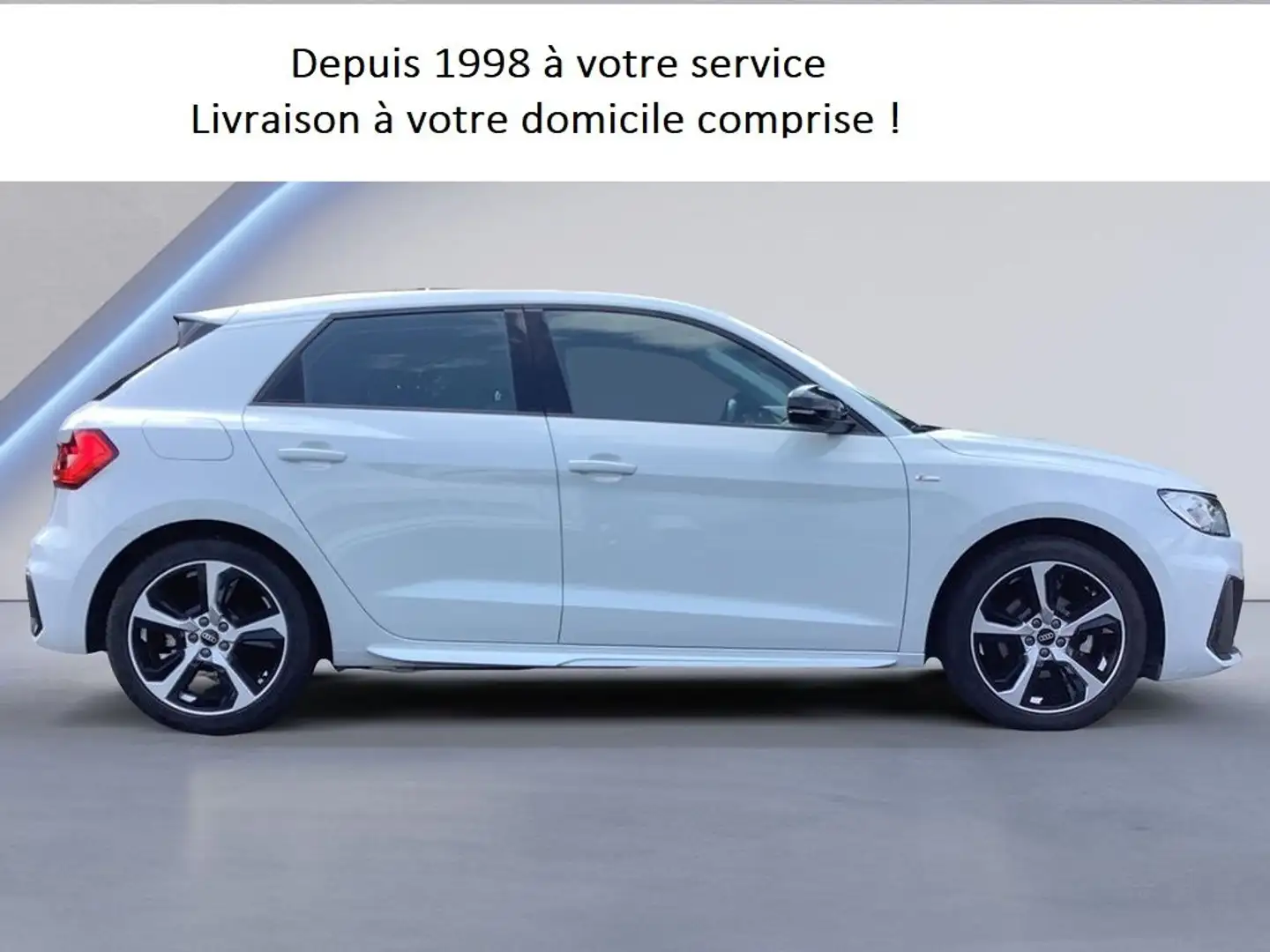 Audi A1 Sportback 30 TFSI 110 S line livrée chez vous Bianco - 1