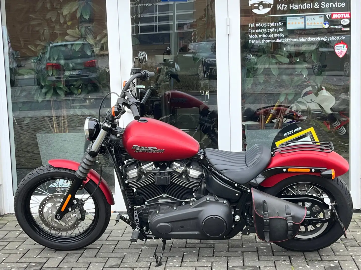 Harley-Davidson Street Bob Softail Street Bob FXBB 1745 Speiche Kennzeichen Czerwony - 1