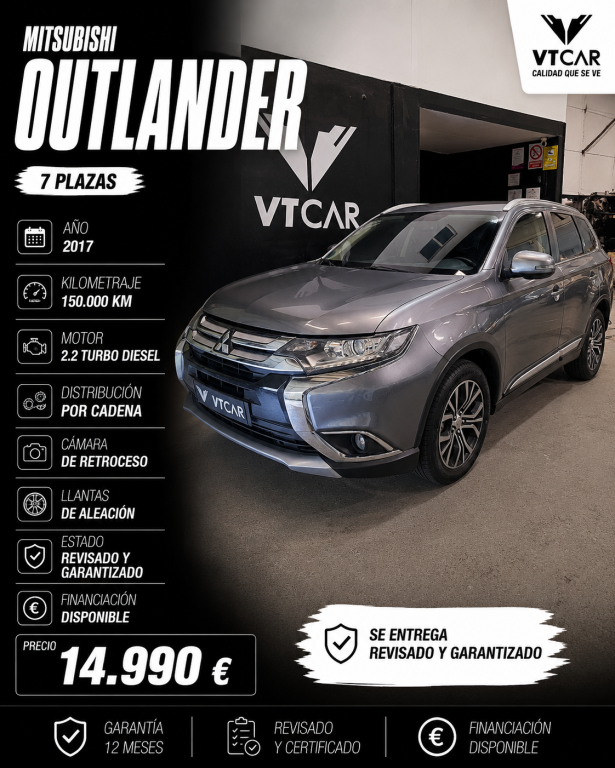 Mitsubishi Outlander 220DI-D Motion 2WD 7pl. - foto 1