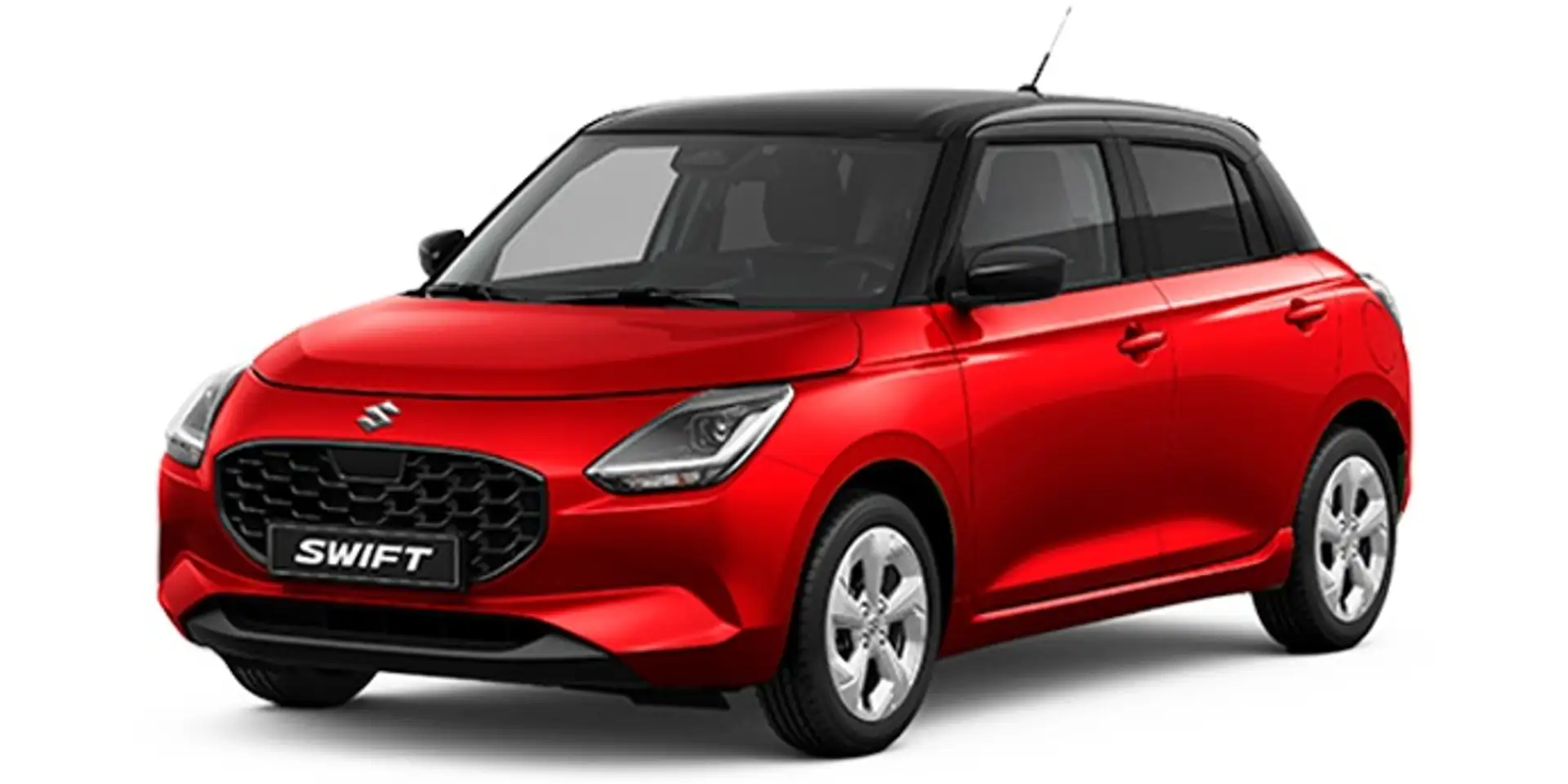 Suzuki Swift 1.2 Select Smart Hybrid Nu met €2.300 klantvoordee Rood - 1