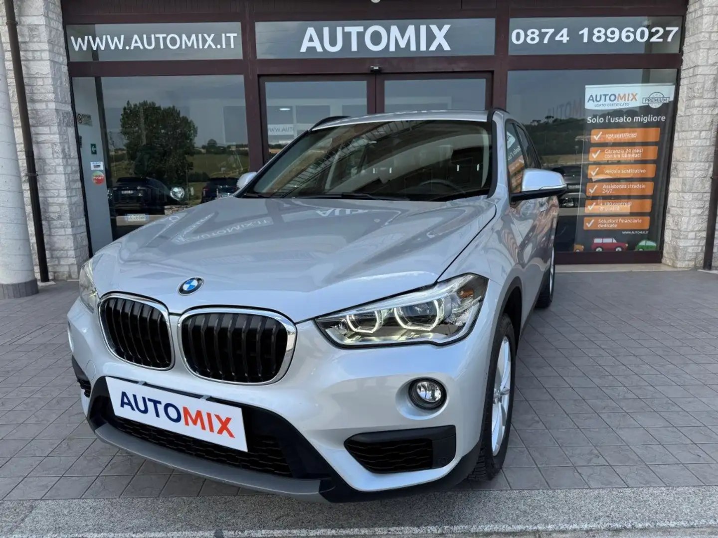 BMW X1 Sdrive 16d Business Argento - 1