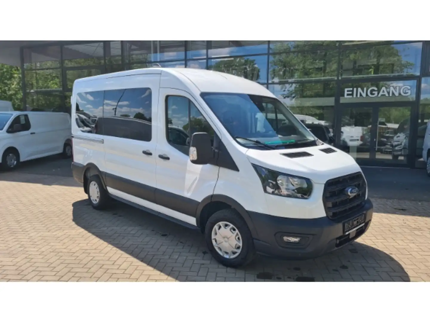 Ford Transit Kombi 310 L2 Trend, Klima v+h, PDC v+h, Rfk, GJR, Blanc - 1