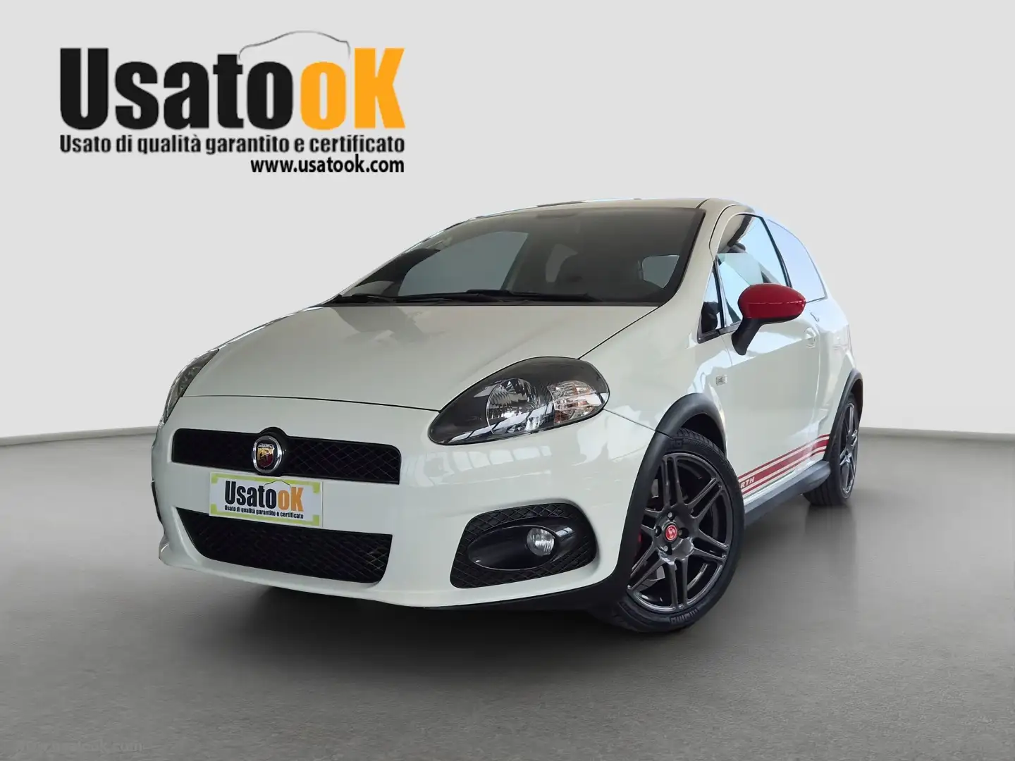 Abarth Grande Punto 1.4 T-Jet 16V 3p. 38.000 KM - UNICO PROPRIETARIO - Weiß - 1