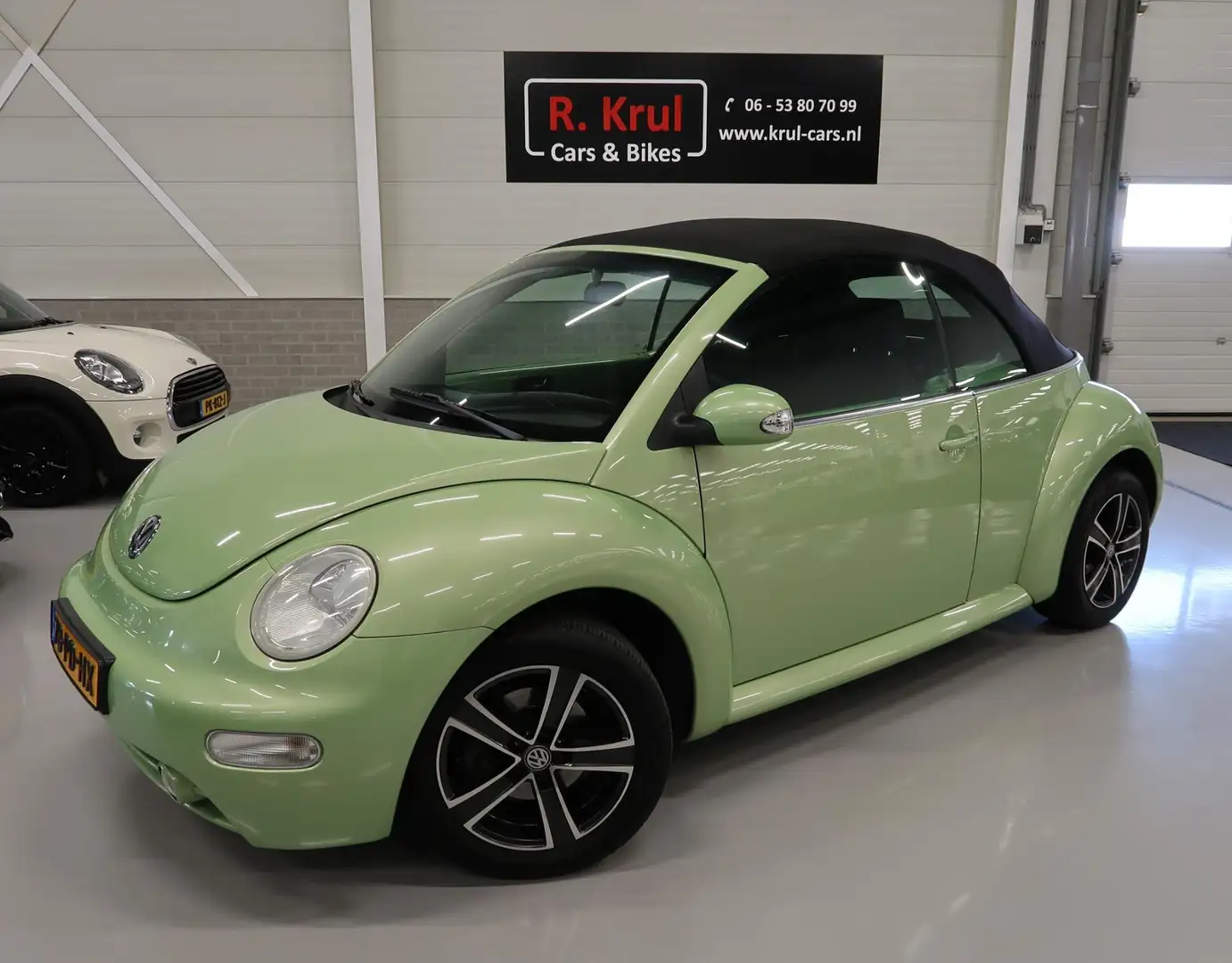 Volkswagen New Beetle Cabriolet 1.4i Cabrio Sportvelgen NL-Auto NAP Boek Groen - 2