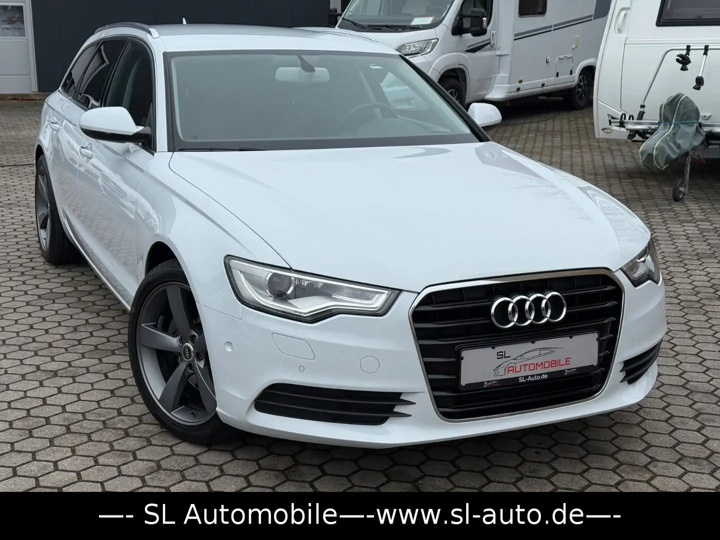 Audi A6 Avant 2.0 TDI Leder Navi Kam AHK Weiß - 1