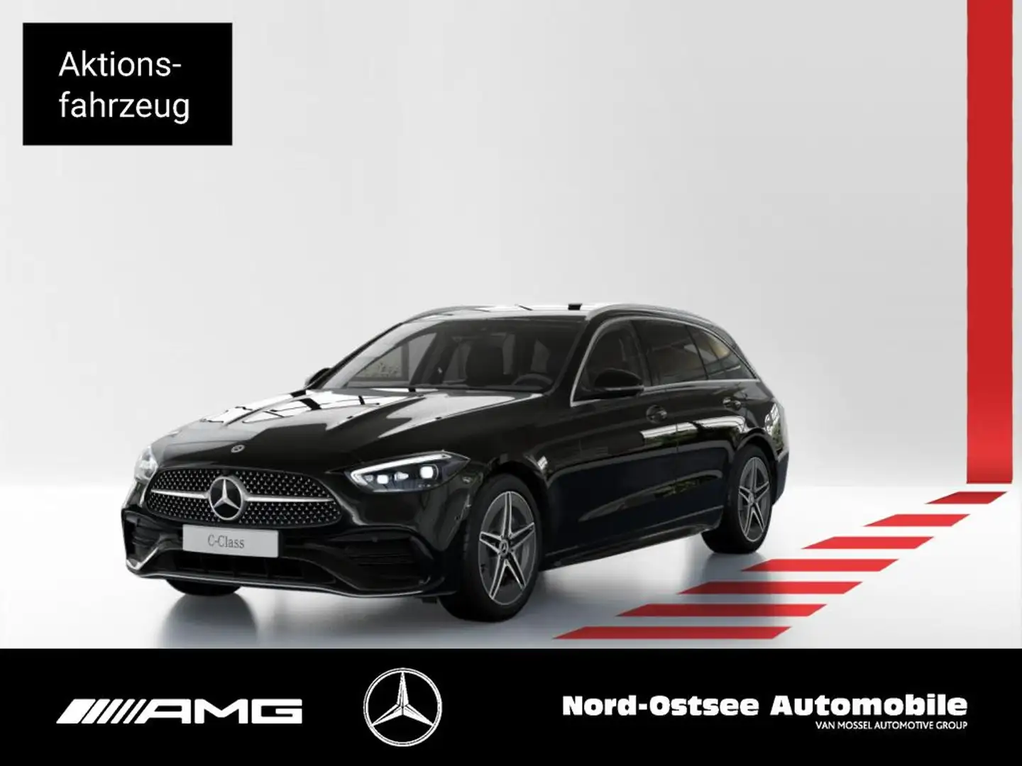 Mercedes-Benz C 200 T  AMG GIGITAL-LIHT AHK DISTRO MEMORY 360° Schwarz - 1