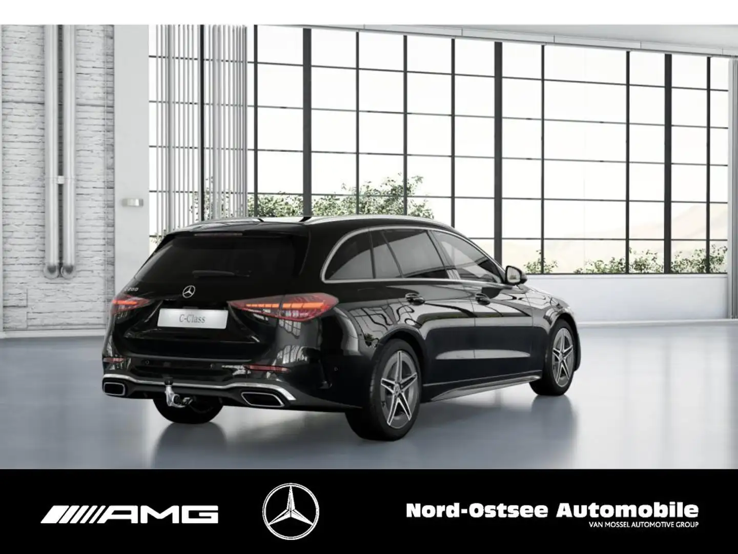Mercedes-Benz C 200 T  AMG GIGITAL-LIHT AHK DISTRO MEMORY 360° Schwarz - 2