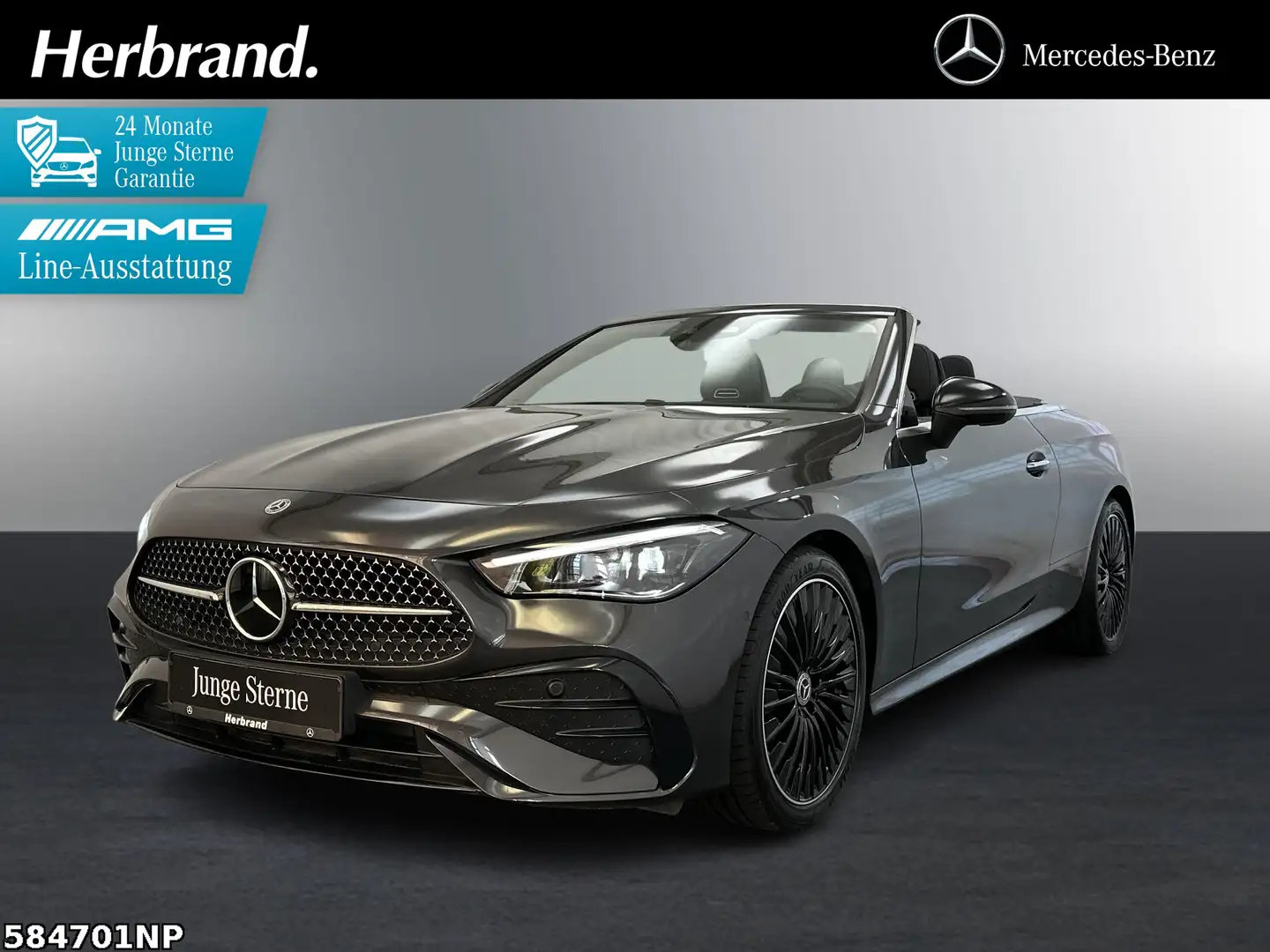 Mercedes-Benz CLE 300 4M Cabriolet AMG *Night Distronic Memory siva - 1