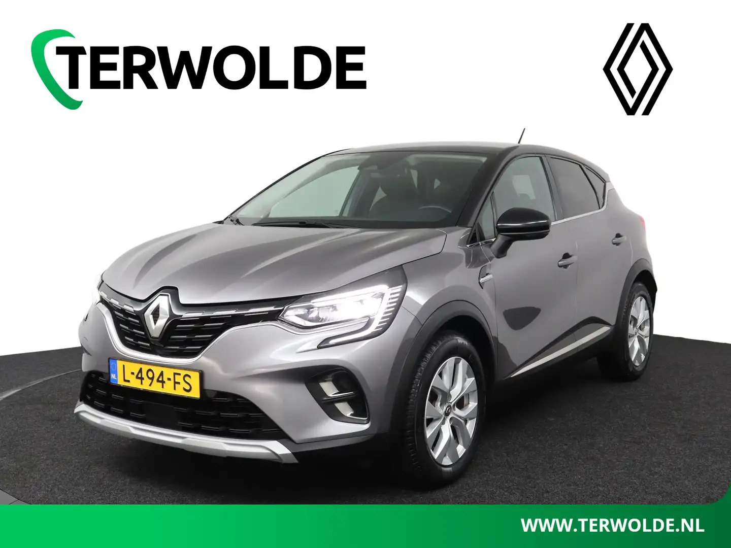 Renault Captur 1.0 TCe 90 Intens Grijs - 1
